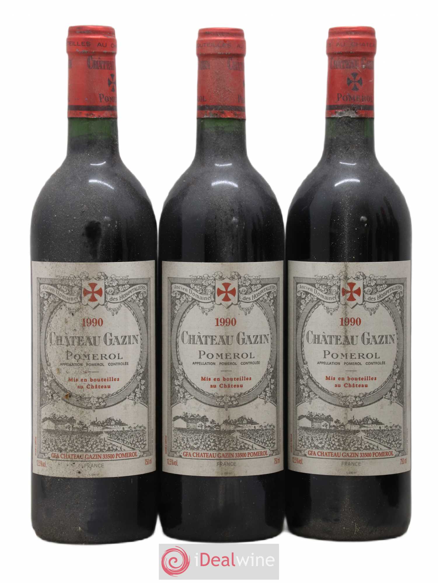 Château Gazin 1990 - Lot de 6 bouteilles - 1