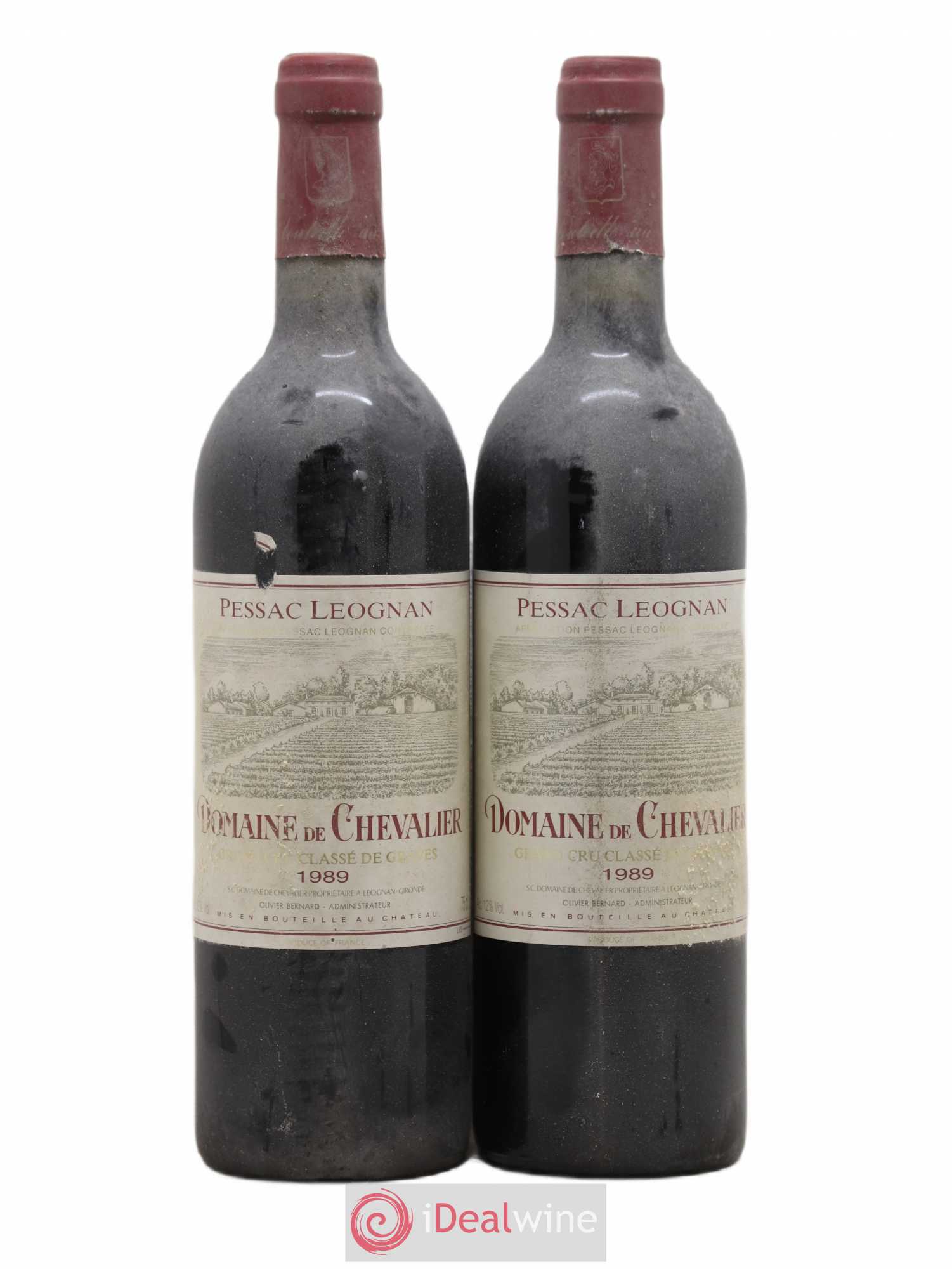Domaine de Chevalier Cru Classé de Graves 1989 - Lot de 2 bouteilles - 0