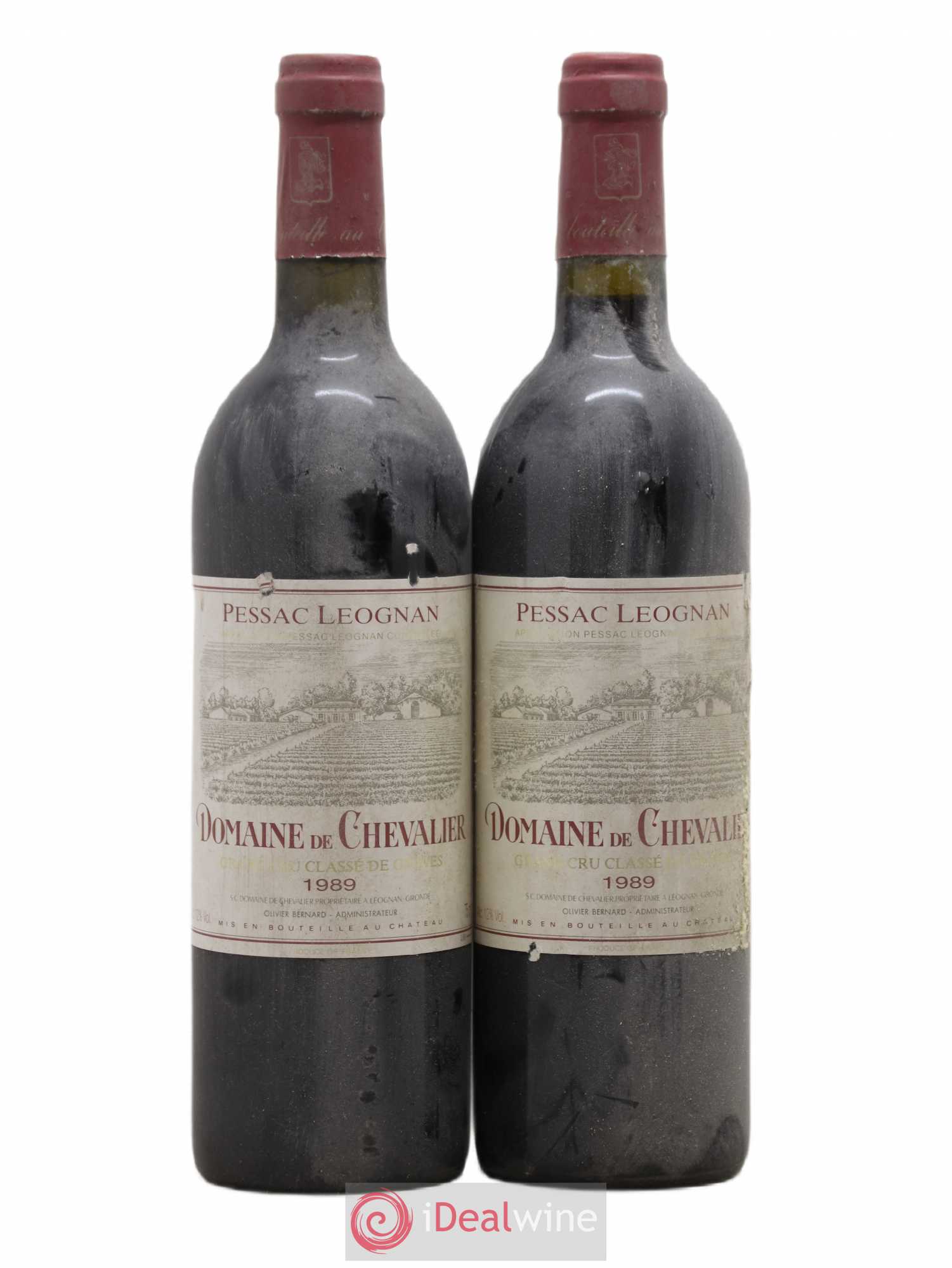 Domaine de Chevalier Cru Classé de Graves 1989 - Lot de 2 bouteilles - 0