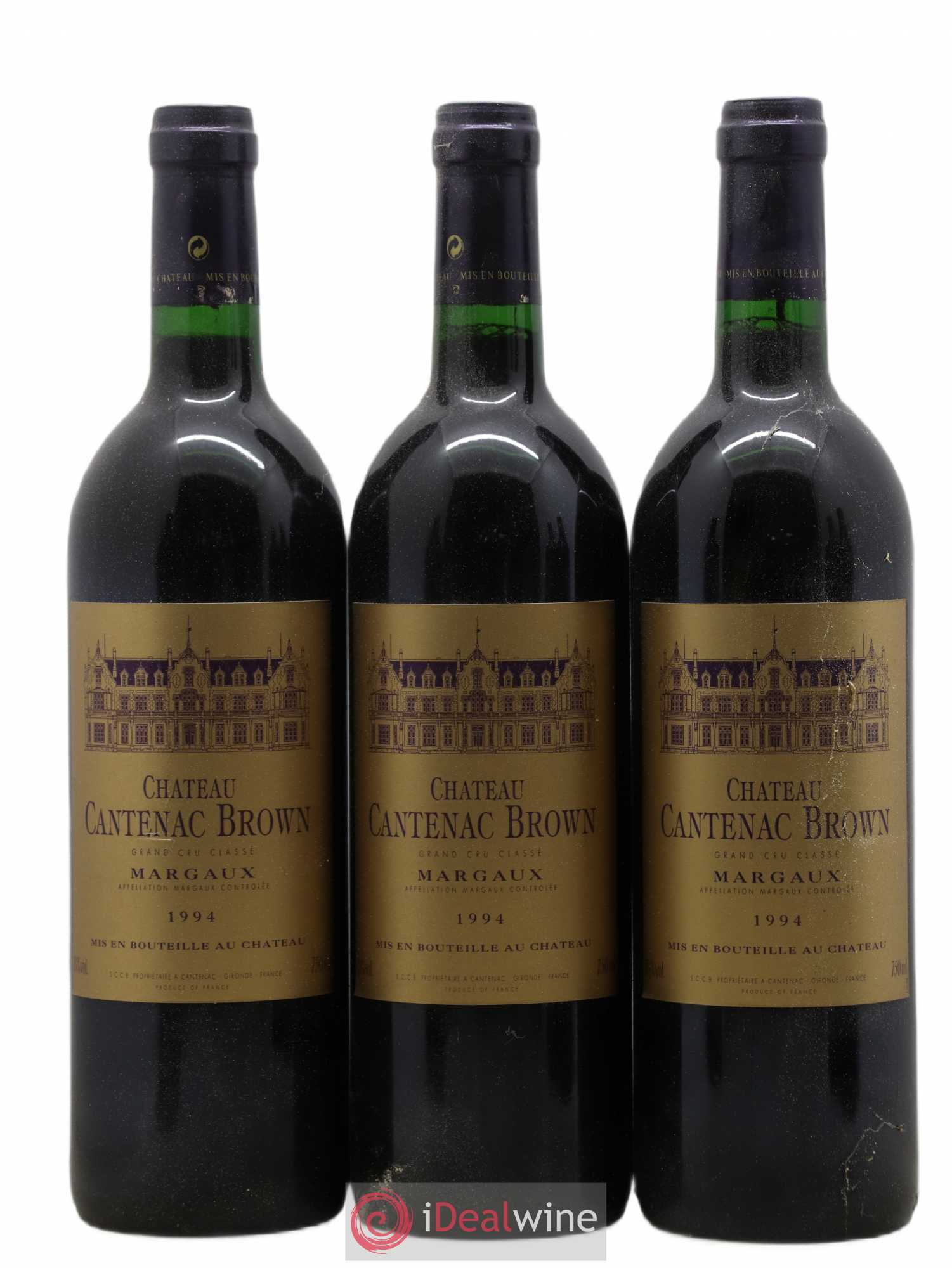 Château Cantenac Brown 3ème Grand Cru Classé 1994 - Lot de 6 bouteilles - 1