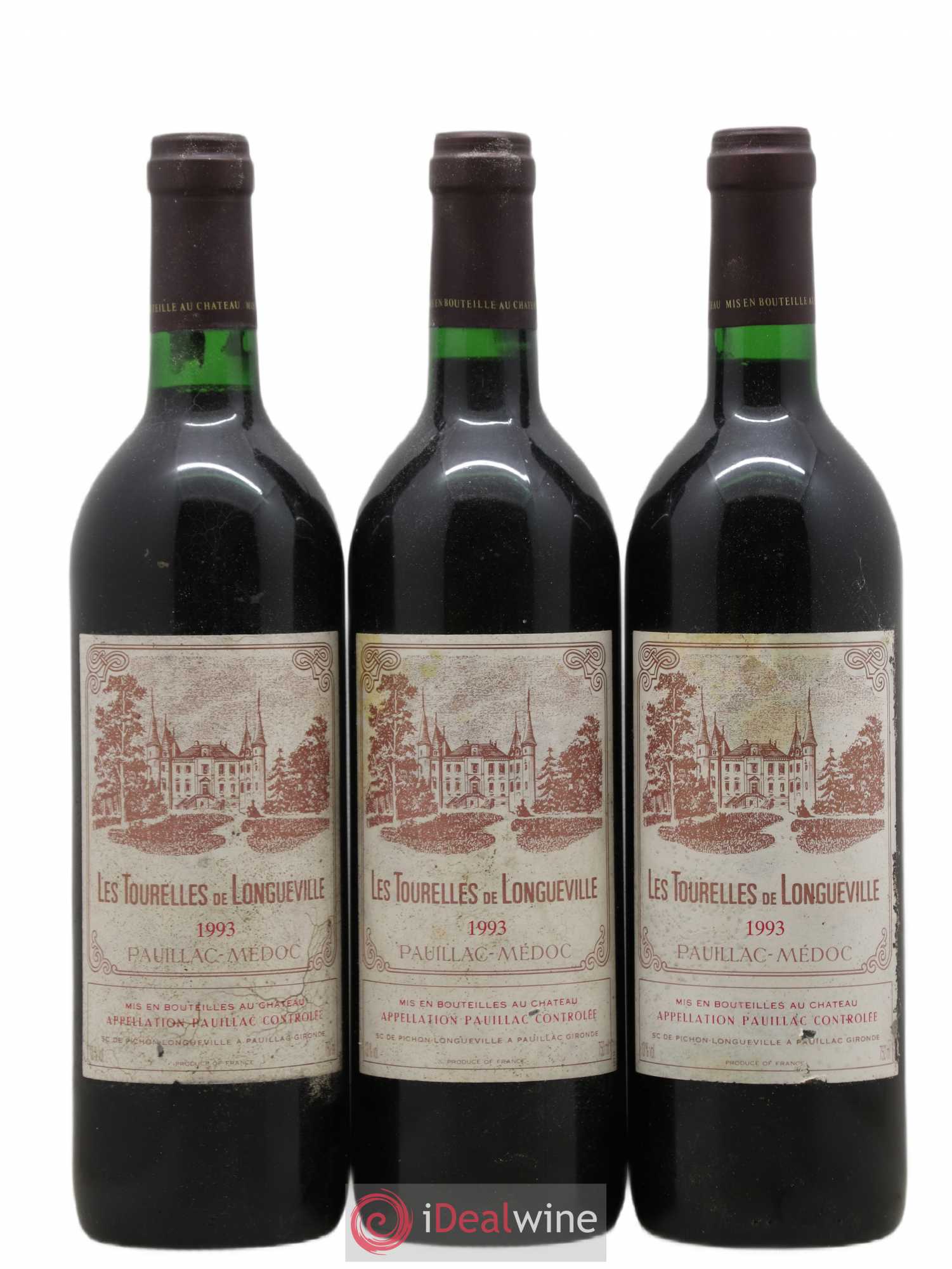 Les Tourelles de Longueville Second Vin 1993 - Lot de 6 bouteilles - 2