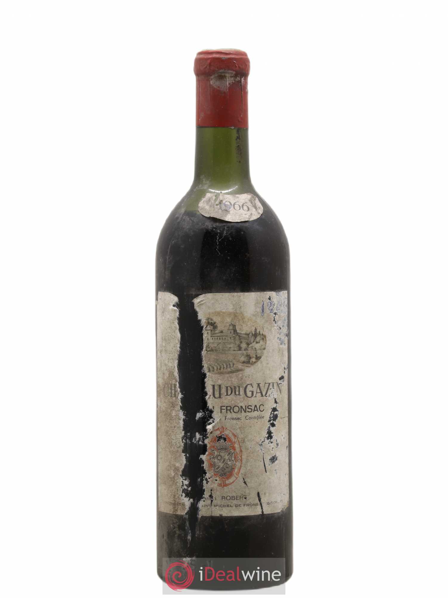 Canon-Fronsac Château du Gazin 1966 - Posten von 1 Flasche - 0