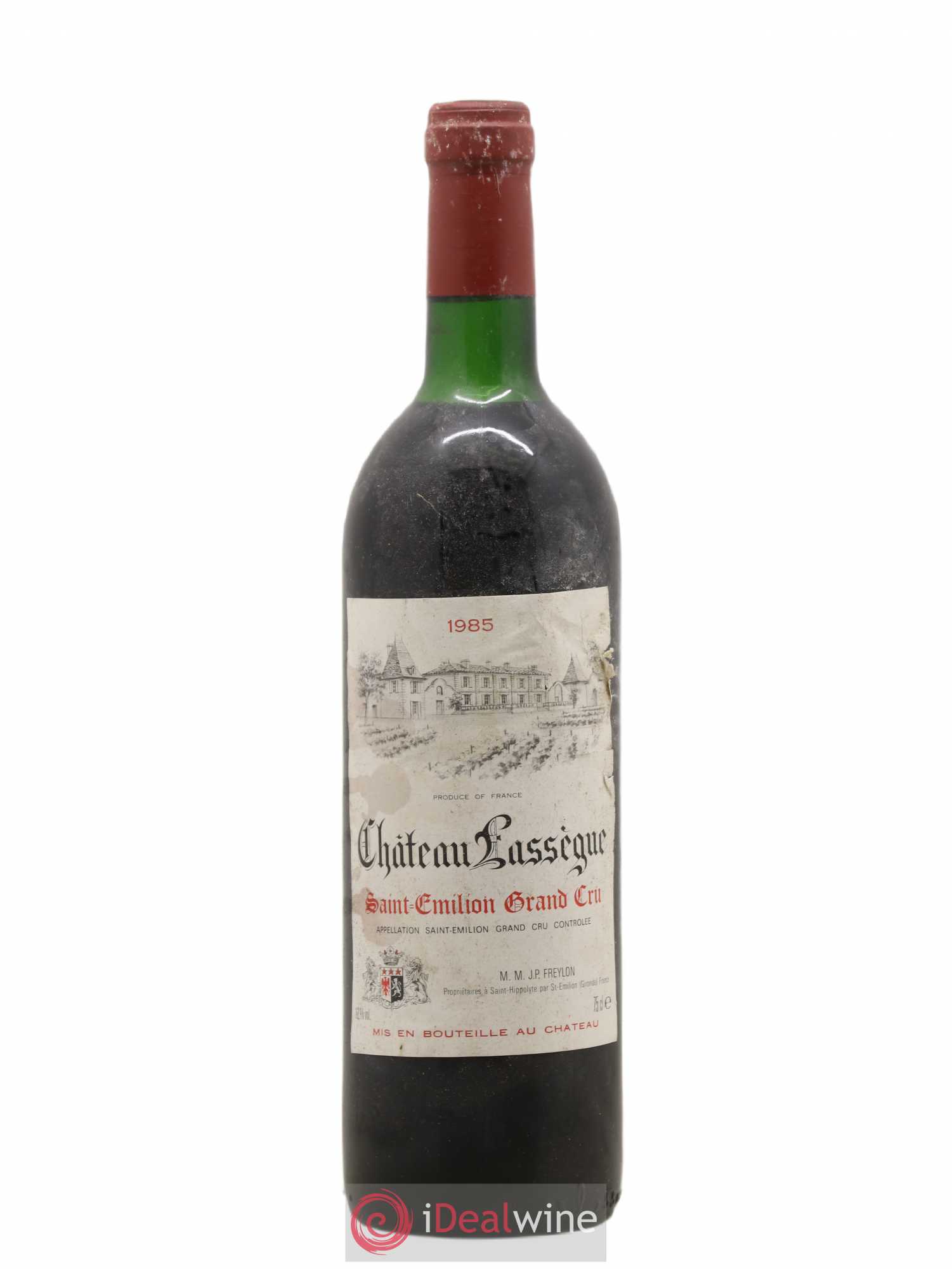 Saint-Émilion Grand Cru Château Lassègue 1985 - Lot de 1 bouteille - 0
