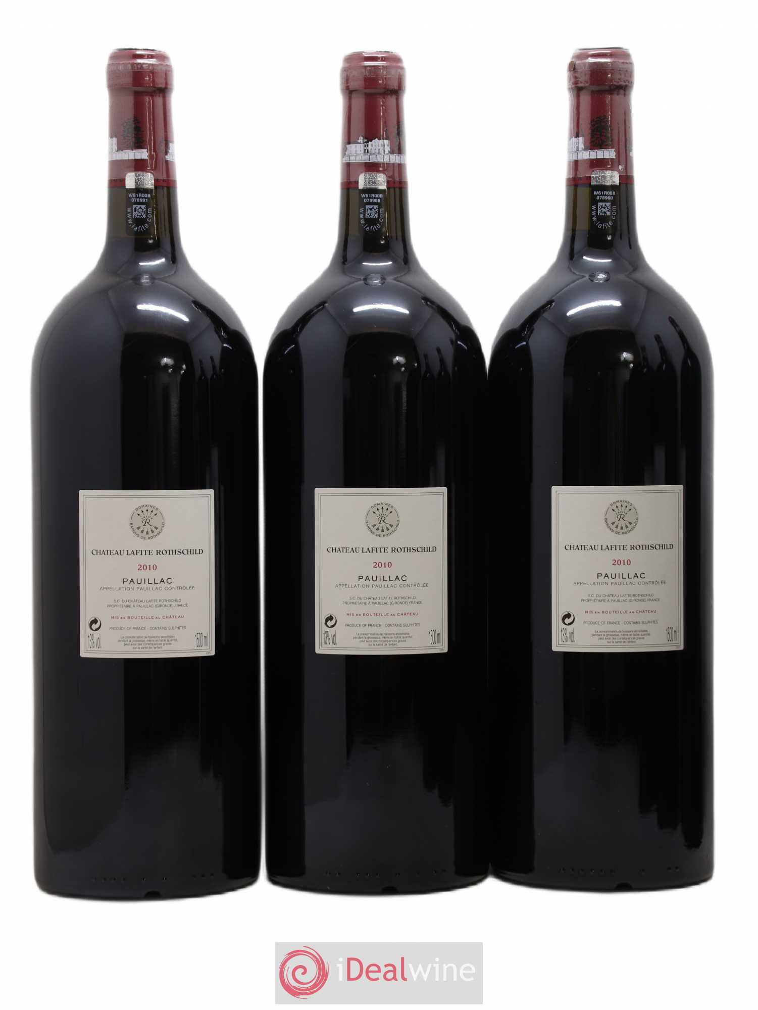 Château Lafite Rothschild 1er Grand Cru Classé 2010 - Lot de 6 magnums - 2