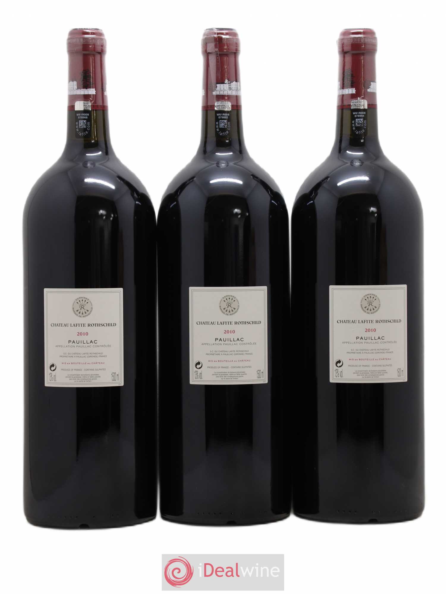 Château Lafite Rothschild 1er Grand Cru Classé 2010 - Lot de 6 magnums - 4