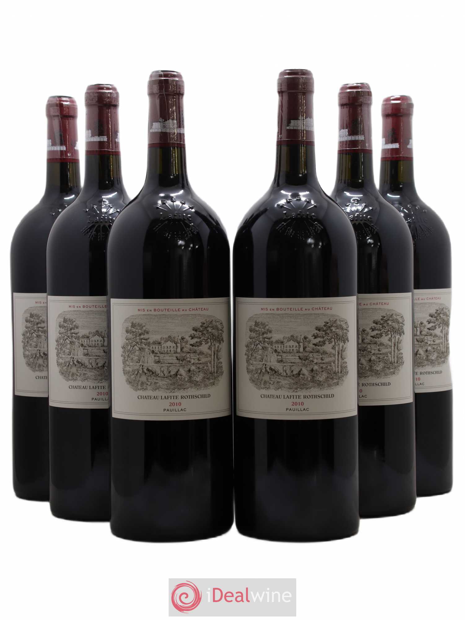 Château Lafite Rothschild 1er Grand Cru Classé 2010 - Lot de 6 magnums - 0