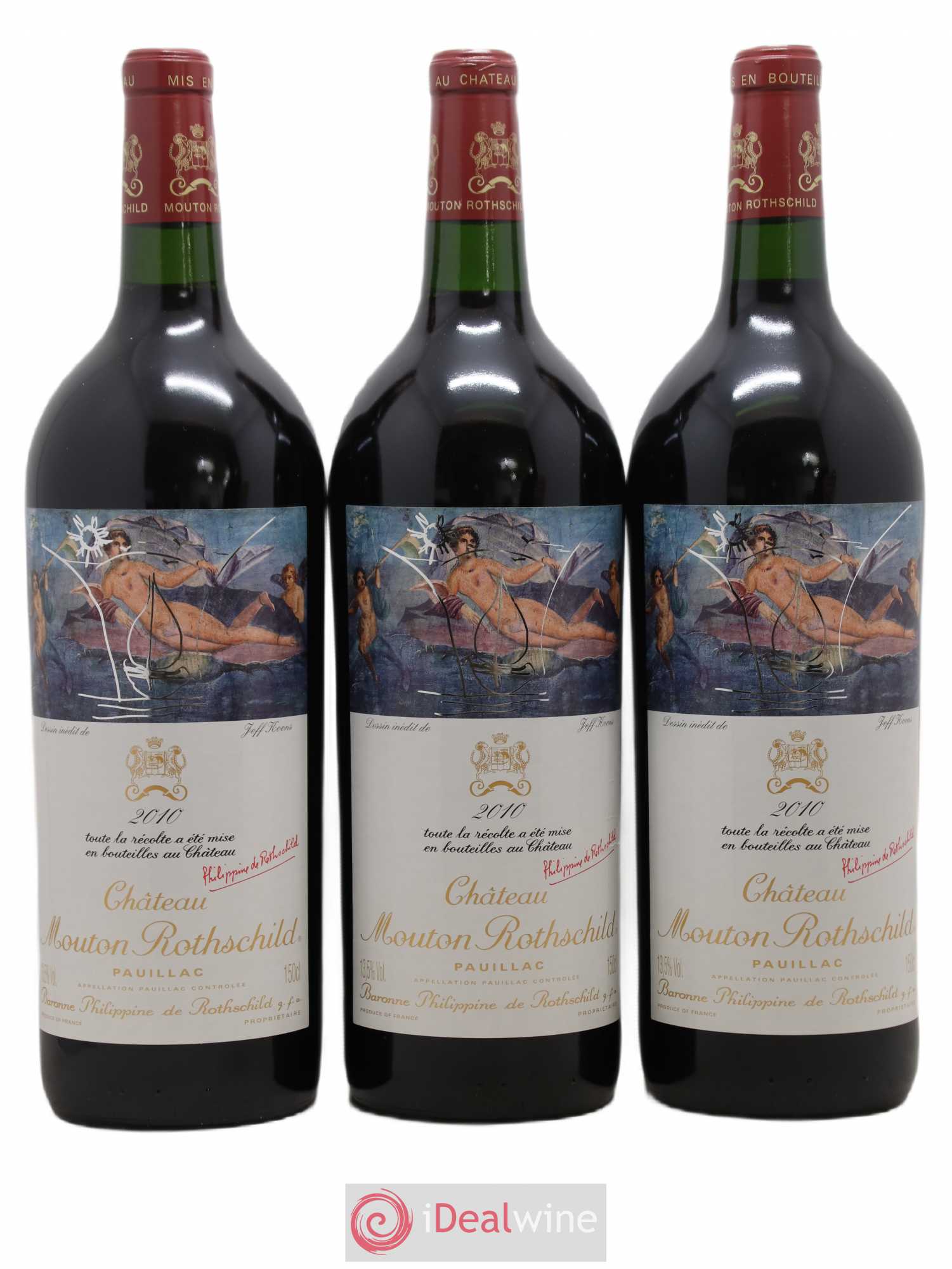 Château Mouton Rothschild 1er Grand Cru Classé 2010 - Lot de 6 magnums - 3
