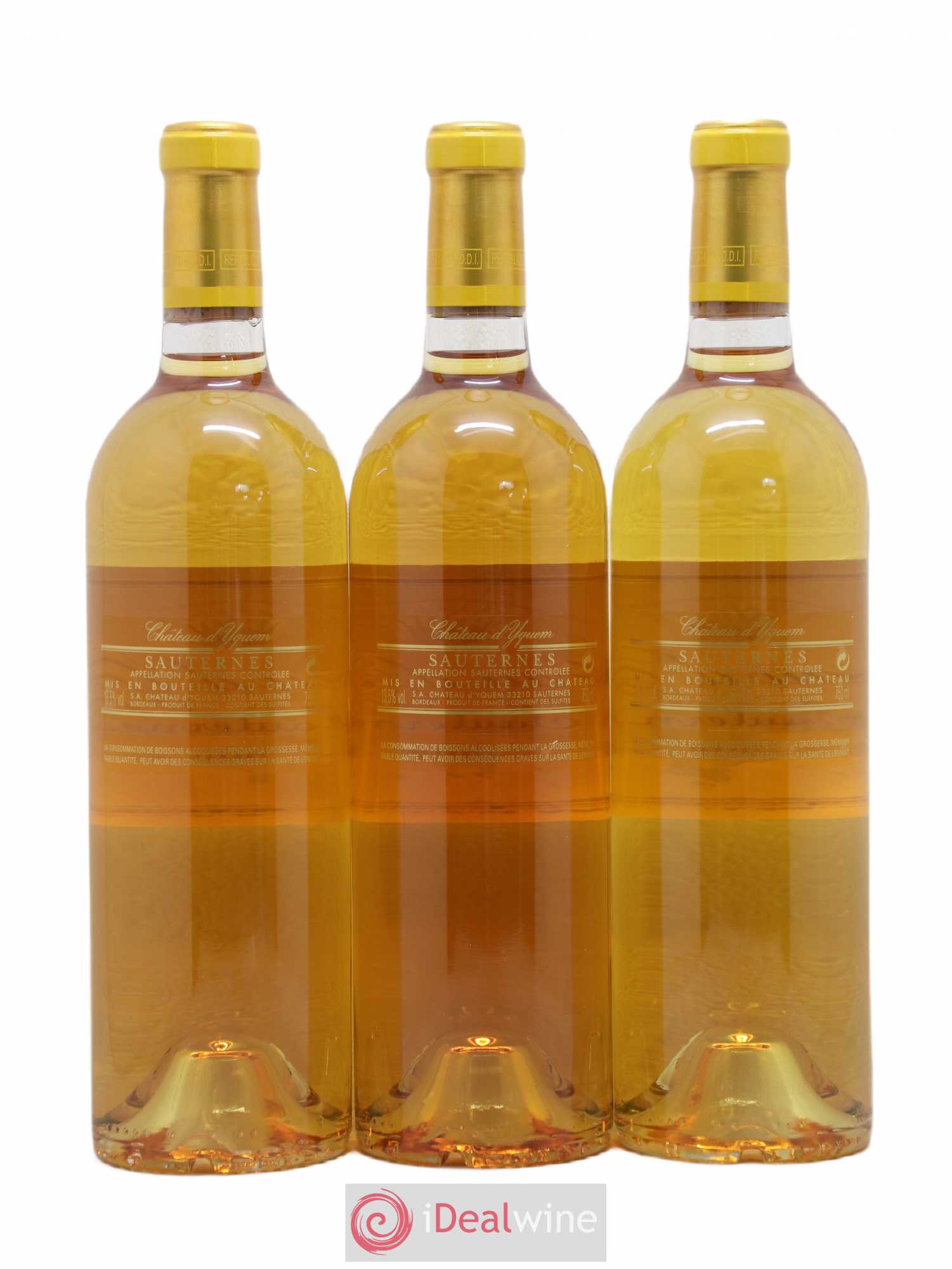 Château d' Yquem 1er Cru Classé Supérieur 2010 - Lotto di 3 bottiglie - 1