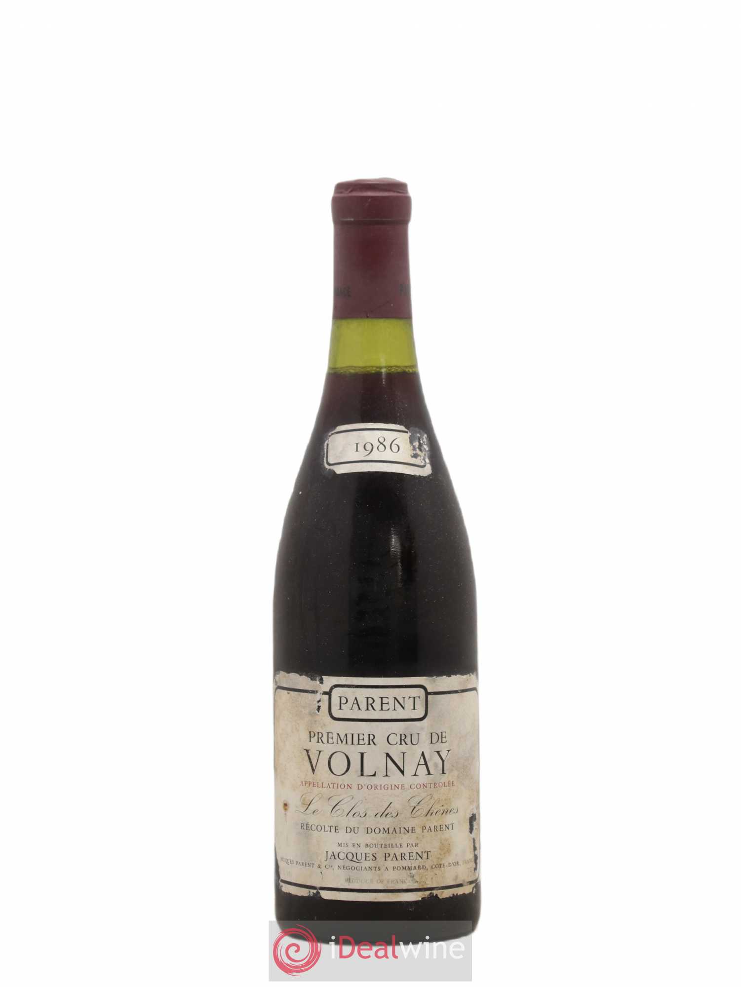 Volnay 1er Cru Clos Des Chênes Domaine Parent 1986 - Posten von 1 Flasche - 0