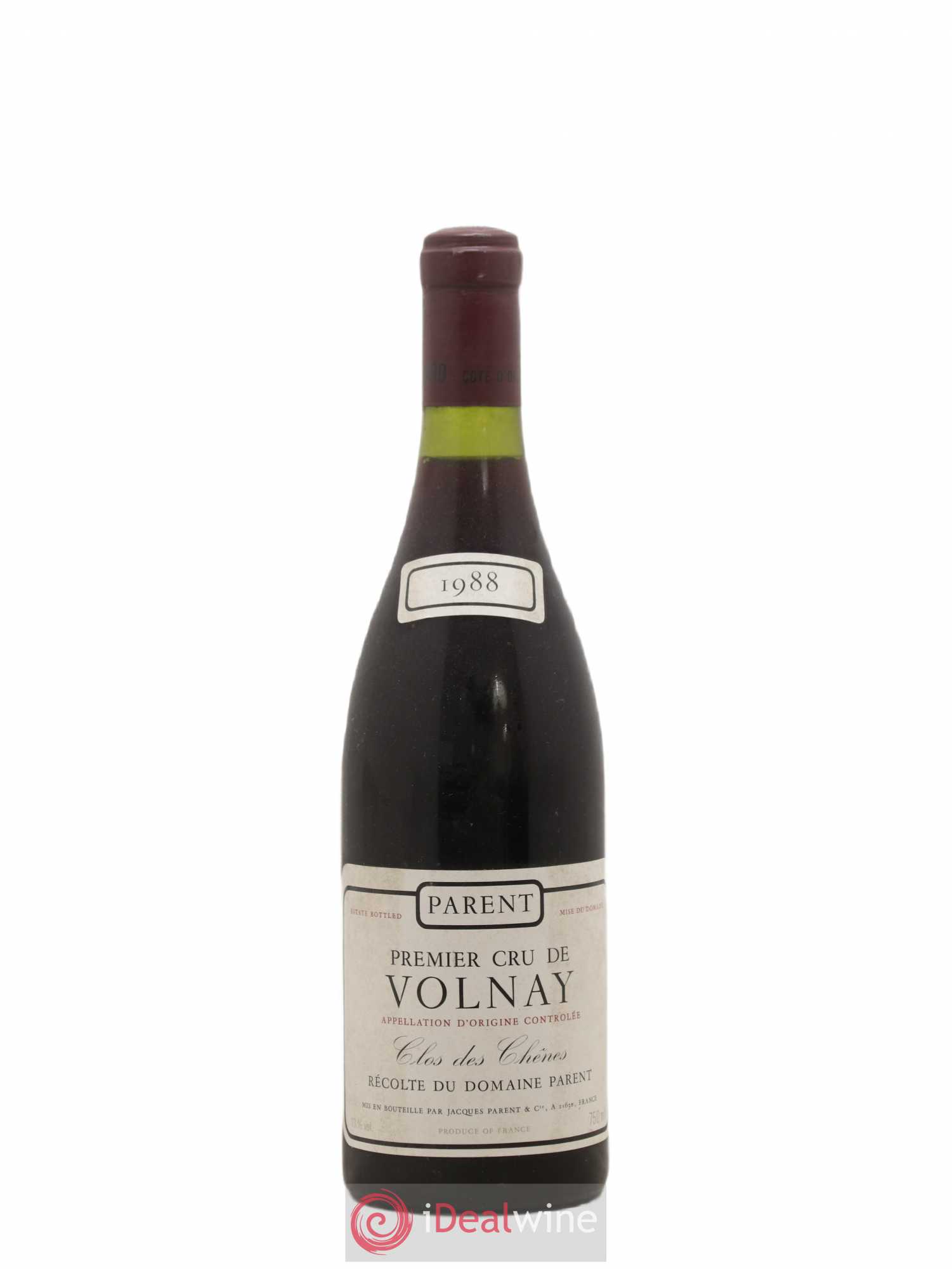Volnay 1er Cru Clos Des Chênes Domaine Parent 1988 - Posten von 1 Flasche - 0