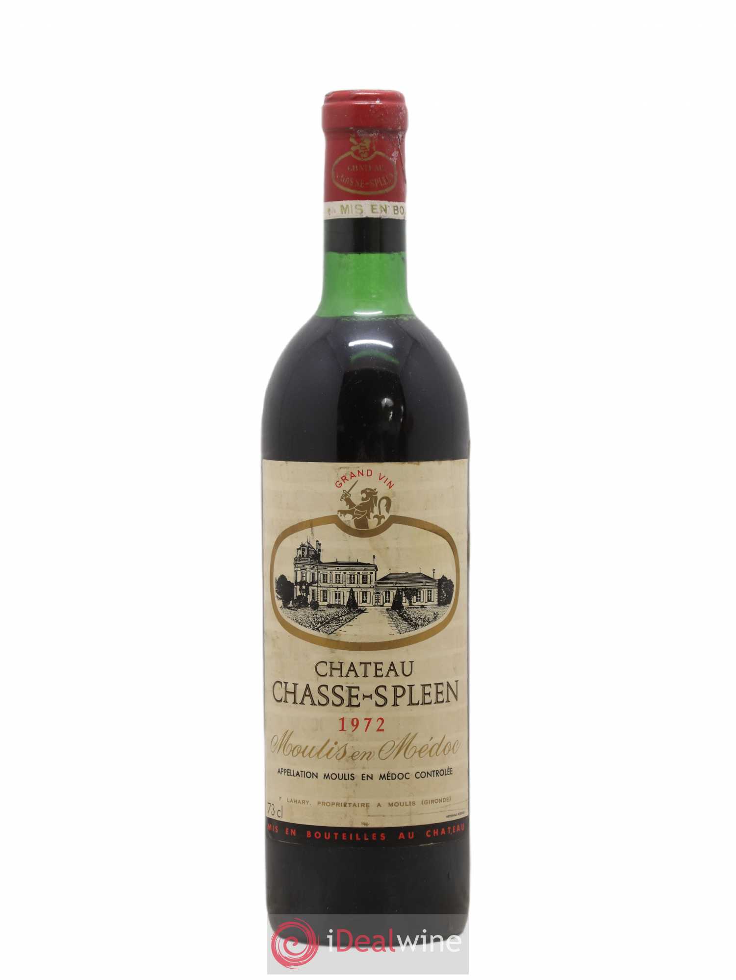 Château Chasse Spleen 1972 - Lot de 1 bouteille - 0