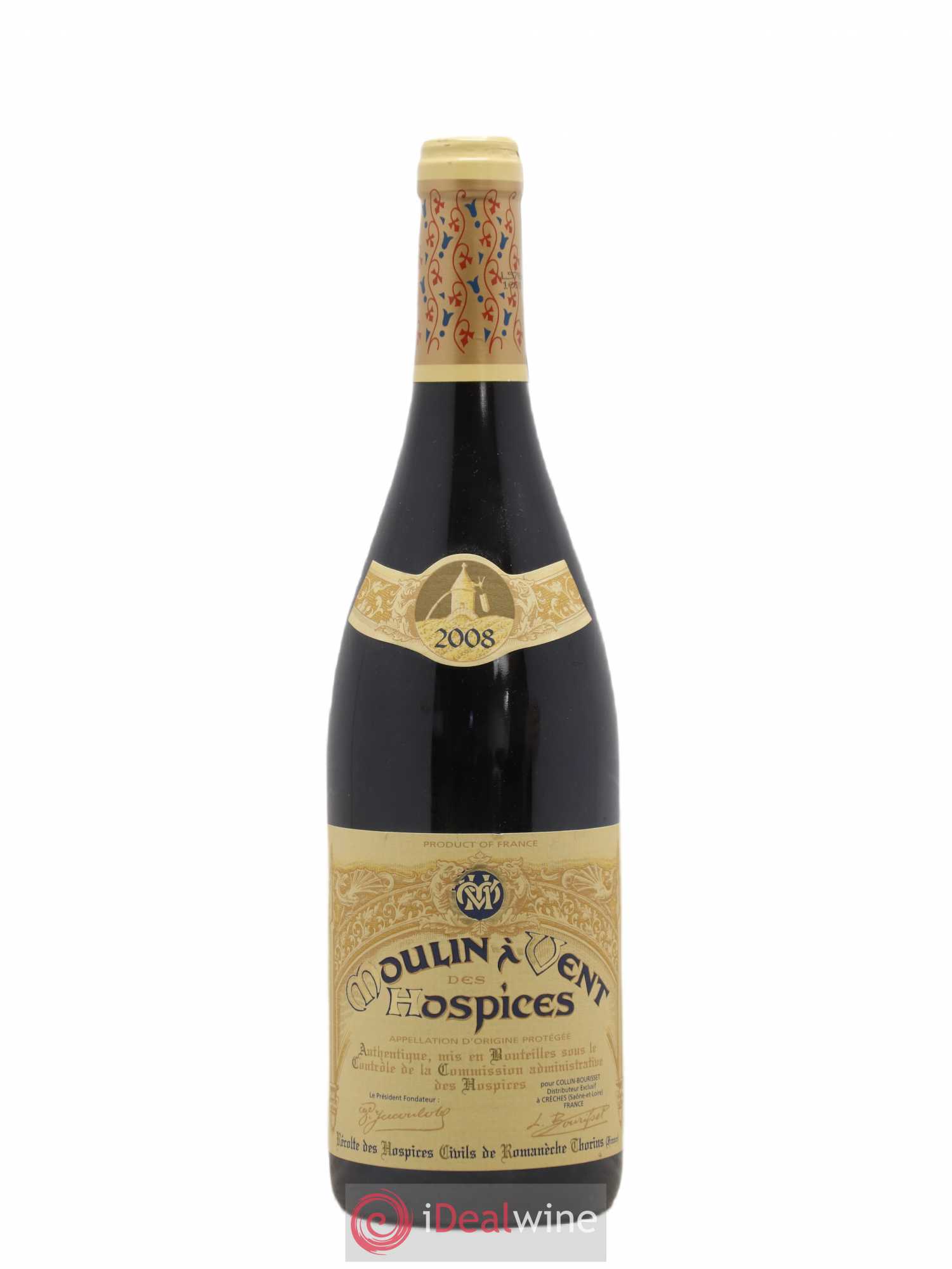 Moulin-à-Vent Hospices Civils de Romanèche-Thorins 2008 - Posten von 1 Flasche - 0