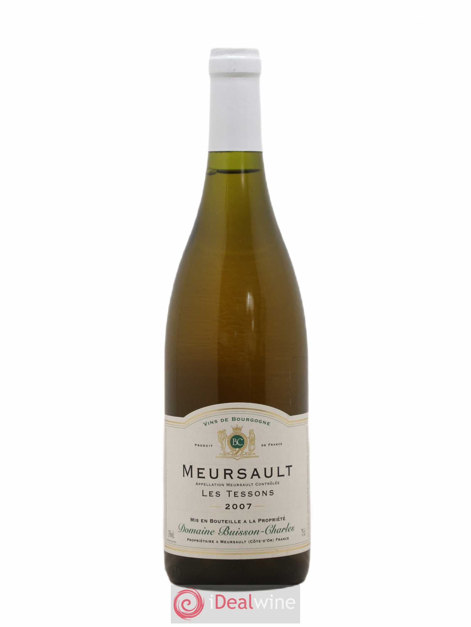 Meursault Les Tessons Buisson-Charles (Domaine) 2007 - Lot de 1 bouteille - 0