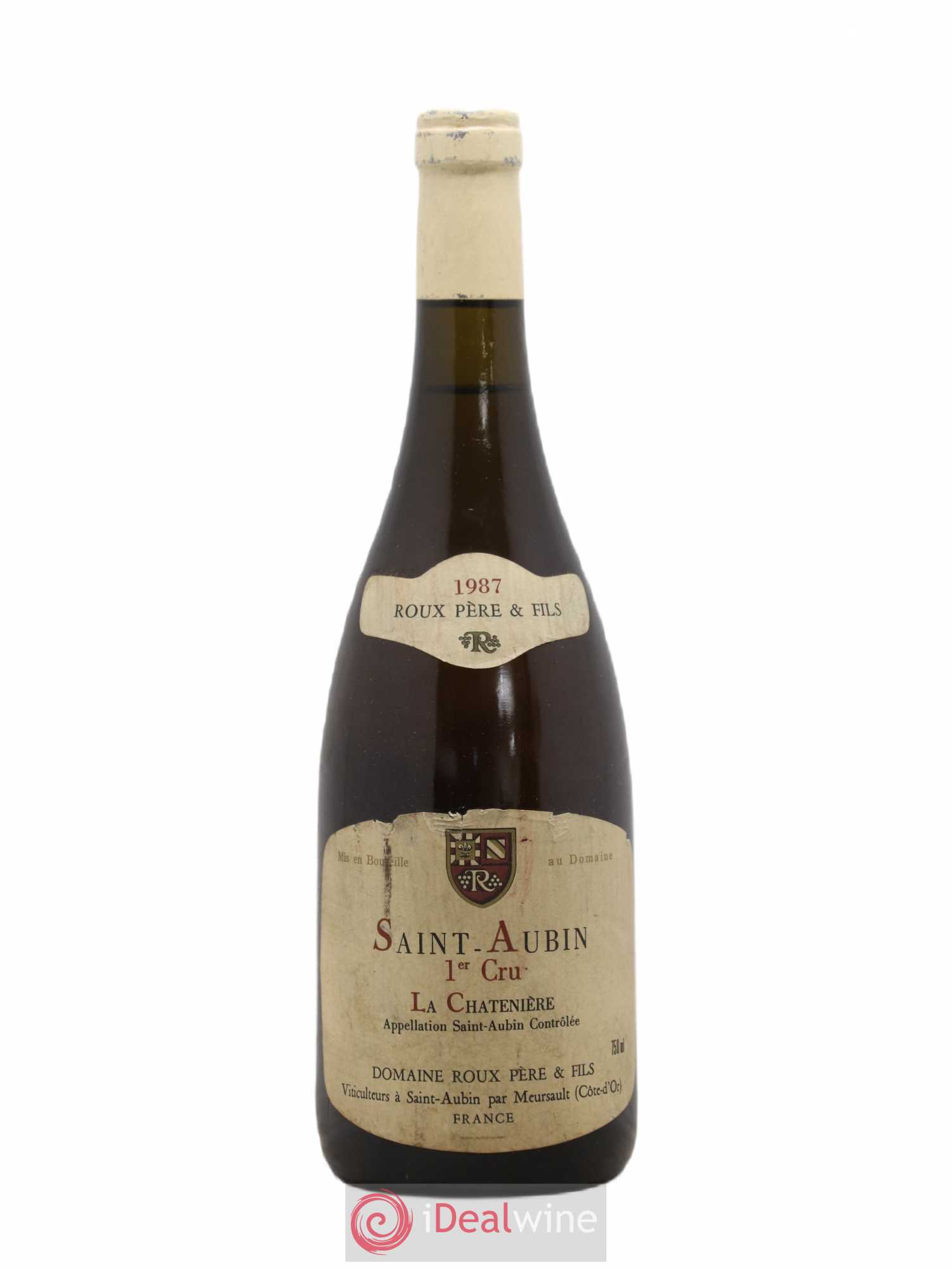 Saint-Aubin 1er Cru La Chateniere Roux Pere Et Fils 1987 - Lot de 1 bouteille - 0