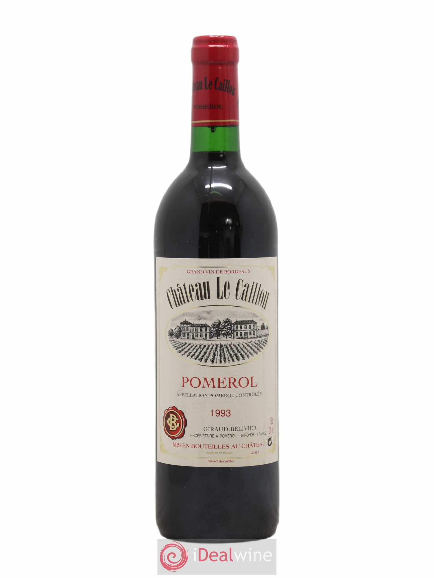 Château le Caillou 1993 - Lot de 1 bouteille - 0