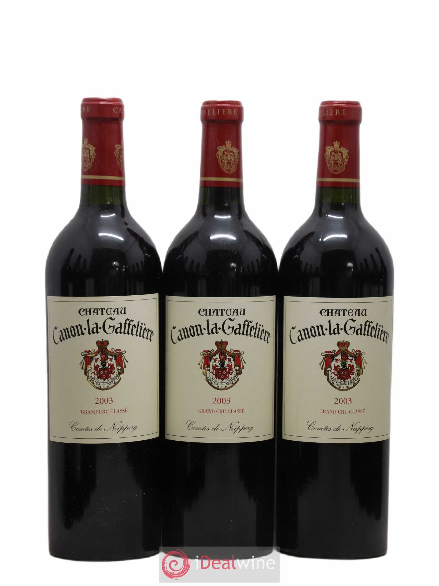 Château Canon la Gaffelière 1er Grand Cru Classé B 2003 - Lot de 12 bouteilles - 1