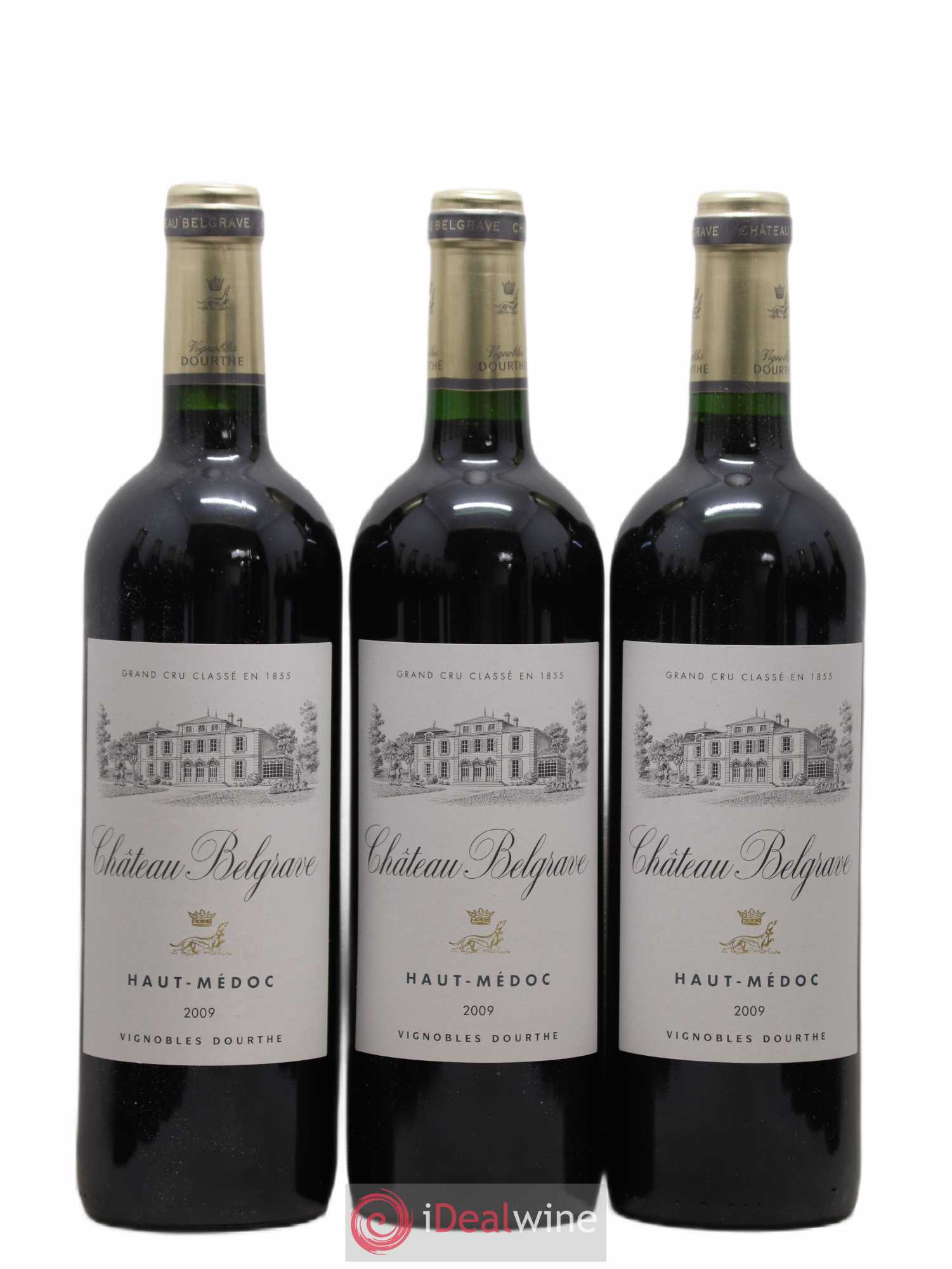 Château Belgrave 5ème Grand Cru Classé 2009 - Lot de 12 bouteilles - 1