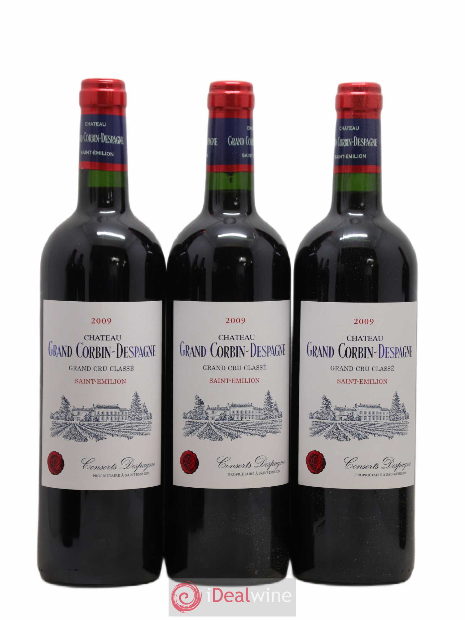 Château Grand Corbin Despagne Grand Cru Classé 2009 - Lot de 12 bouteilles - 3