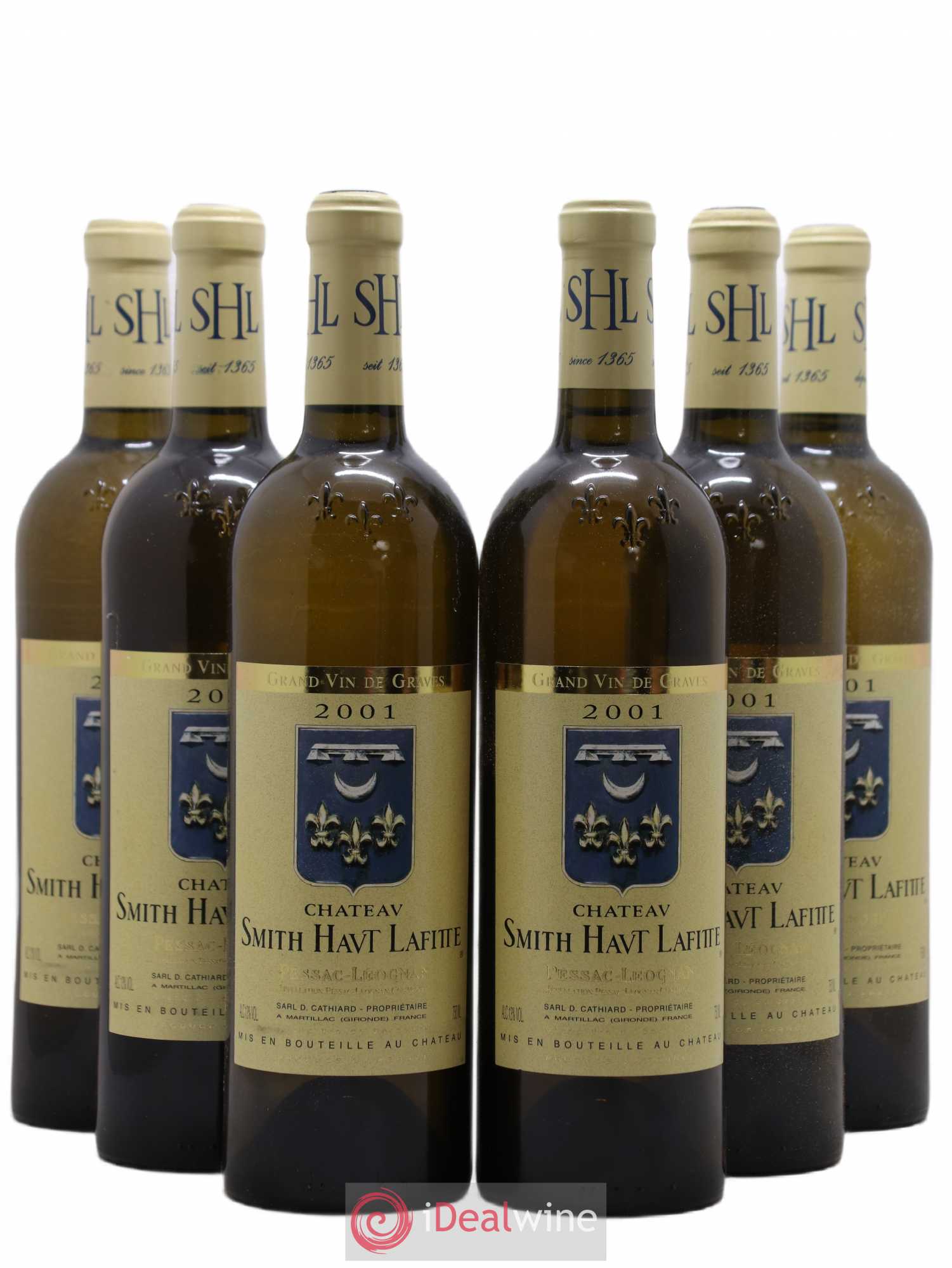 Château Smith Haut Lafitte 2001 - Lot de 6 bouteilles - 0