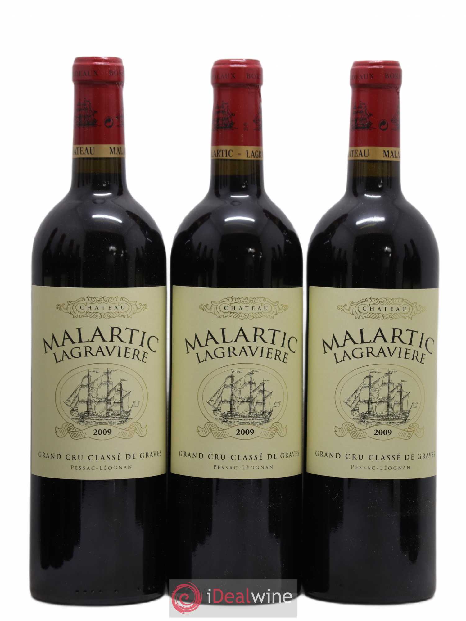 Château Malartic-Lagravière Cru Classé de Graves 2009 - Lot de 12 bouteilles - 2