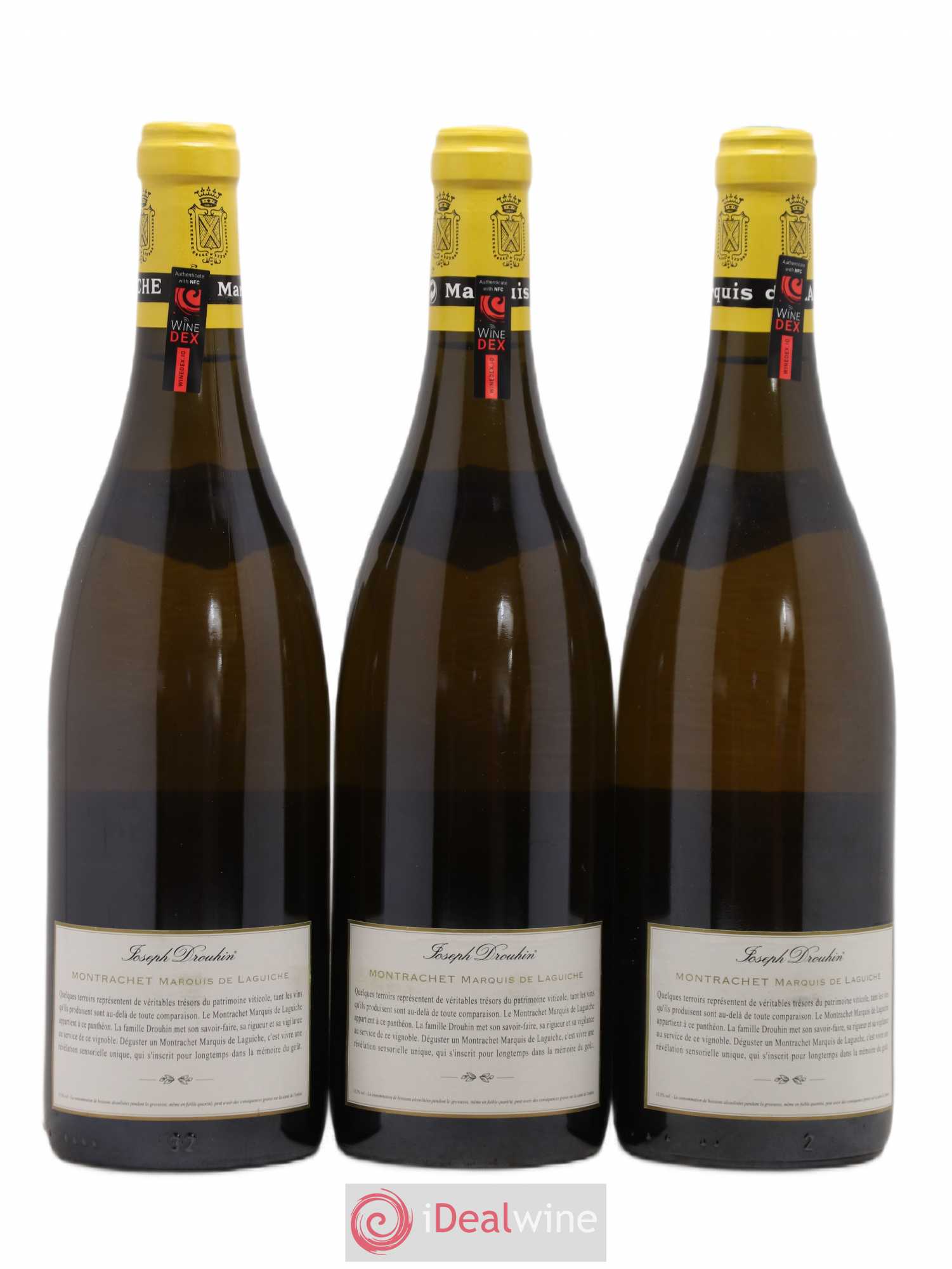 Montrachet Grand Cru Marquis de Laguiche Joseph Drouhin 2006 - Lot de 3 bouteilles - 1