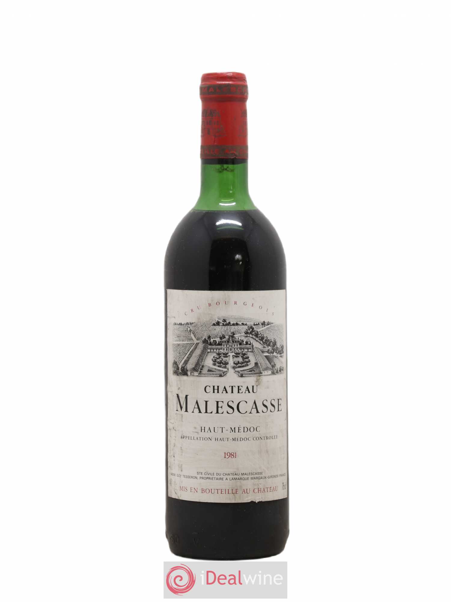 Château Malescasse Cru Bourgeois Exceptionnel 1981 - Lot de 1 bouteille - 0