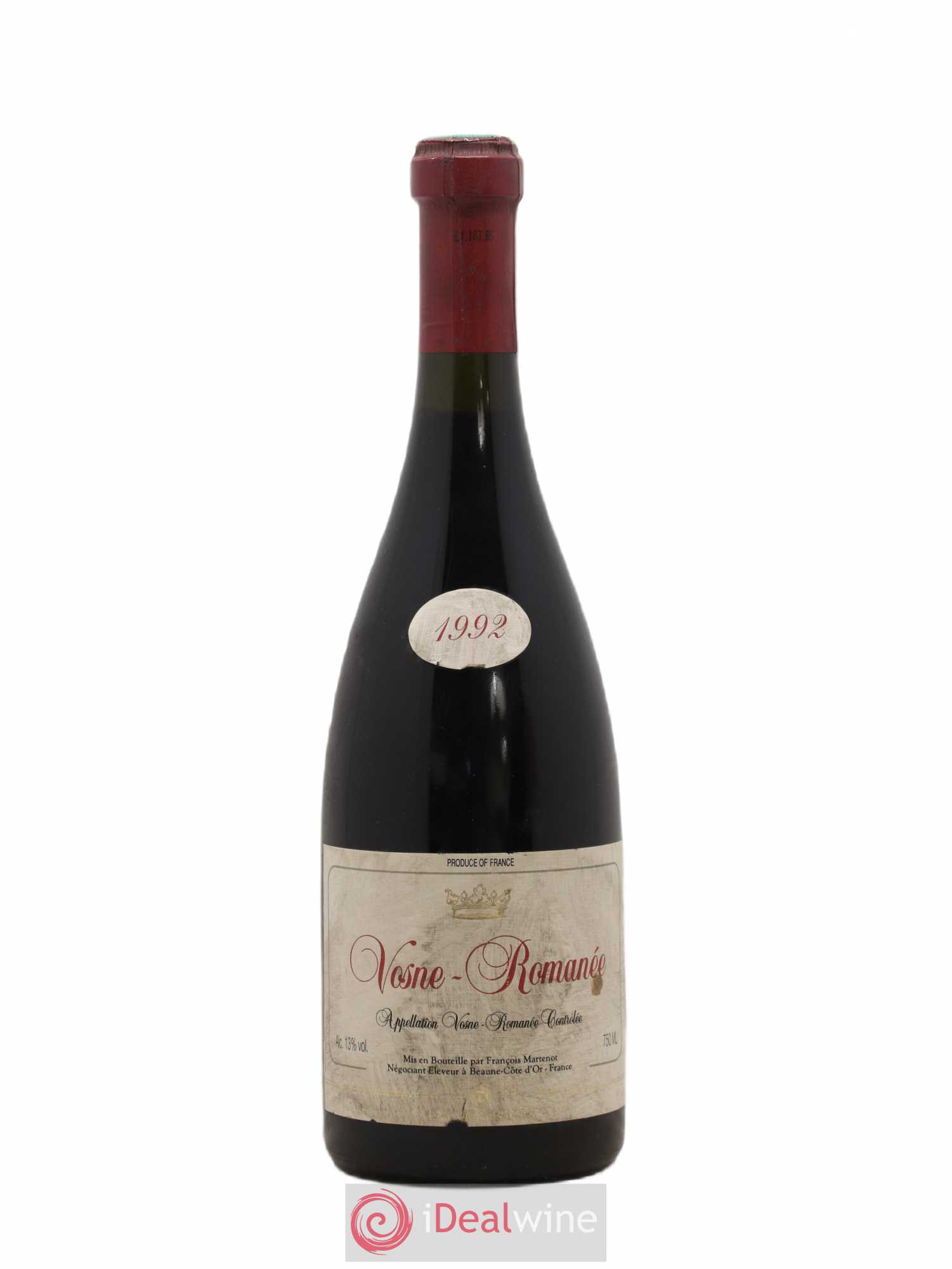 Vosne-Romanée François Martneot 1992 - Posten von 1 Flasche - 0