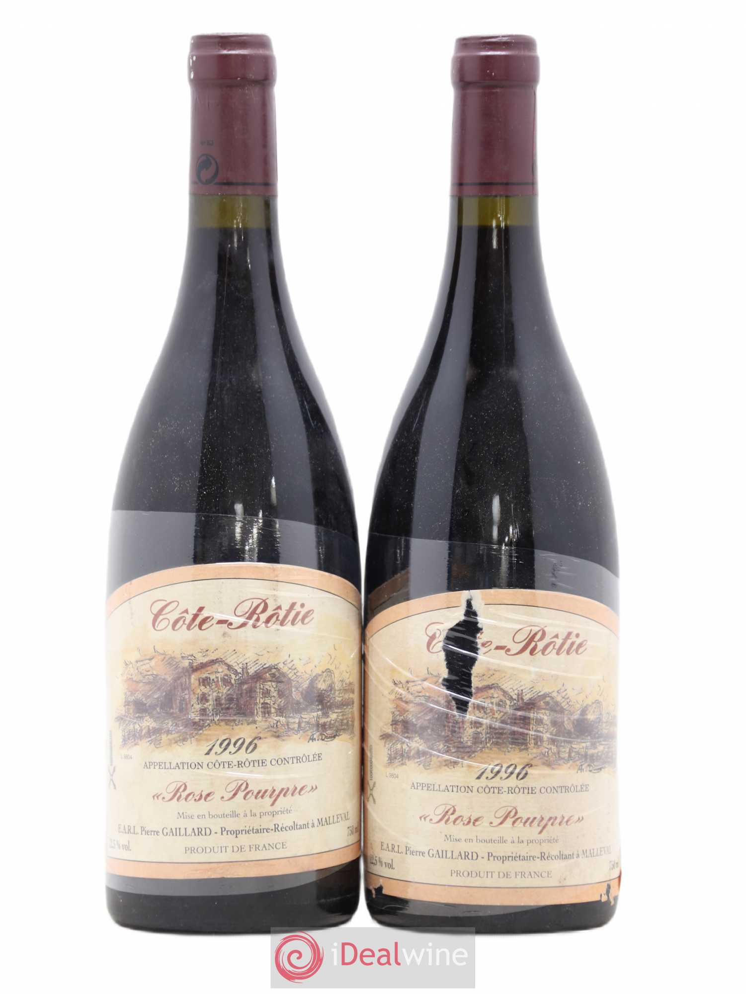 Côte-Rôtie Rose Pourpre Pierre Gaillard 1996 - Lot de 2 bouteilles - 0