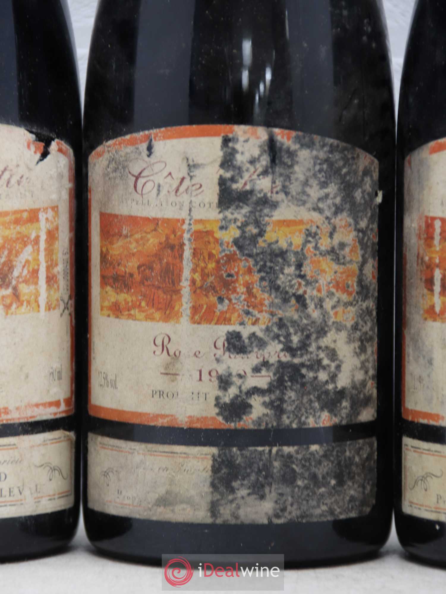 Côte-Rôtie Rose Pourpre Pierre Gaillard 1999 - Lot de 3 bouteilles - 1