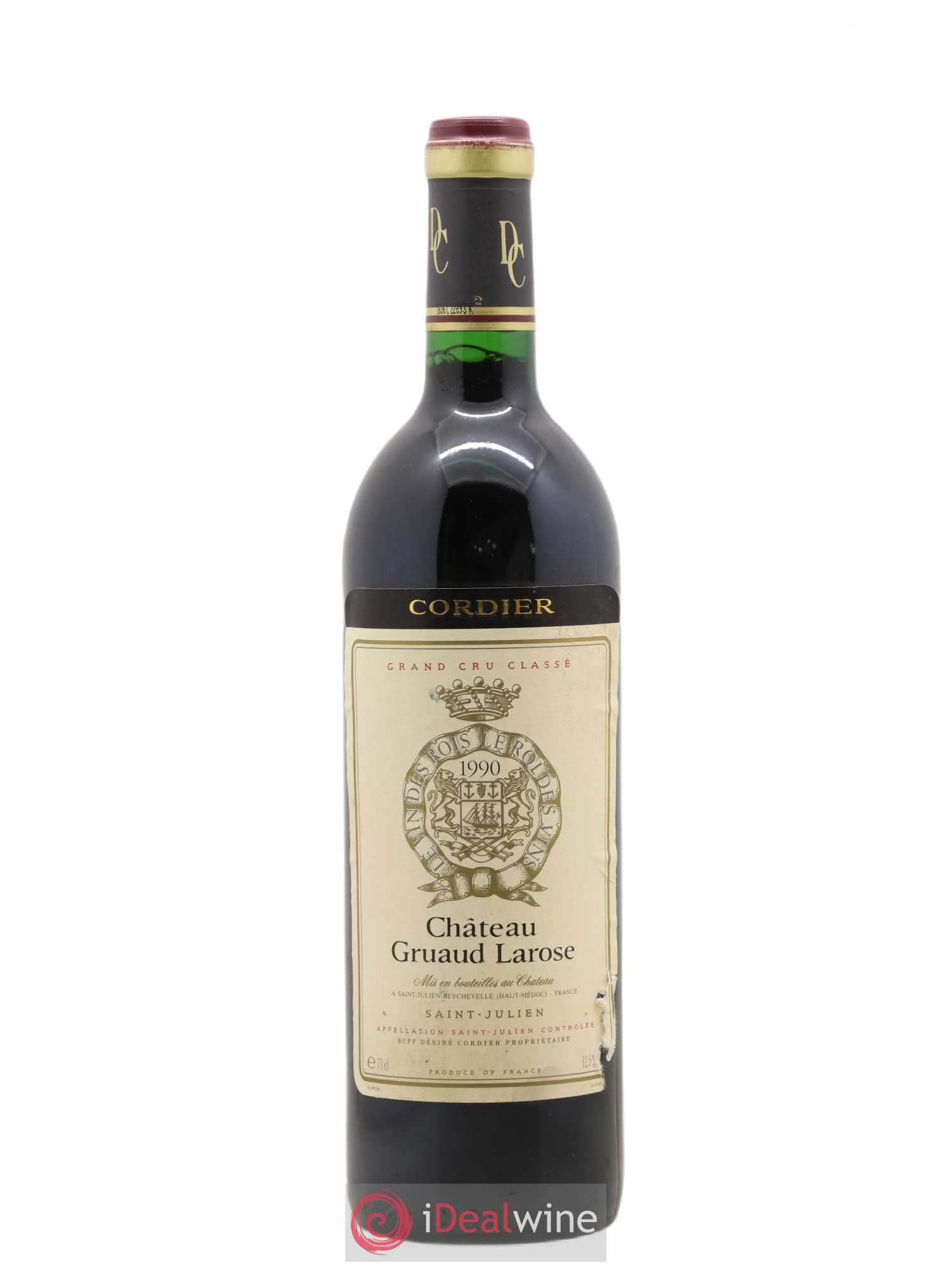 Château Gruaud Larose 2ème Grand Cru Classé 1990 - Lot de 1 bouteille - 0
