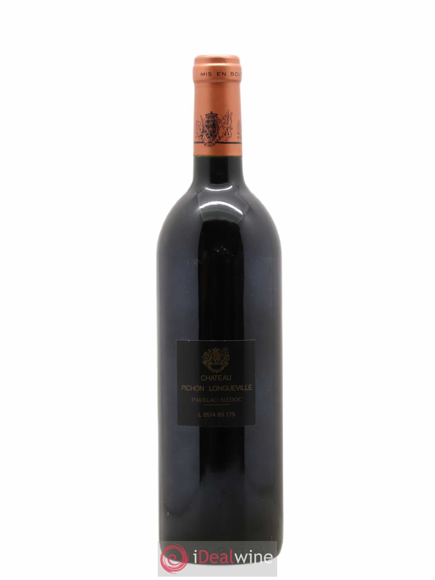Pichon Longueville Baron 2ème Grand Cru Classé 1989 - Lot de 1 bouteille - 1