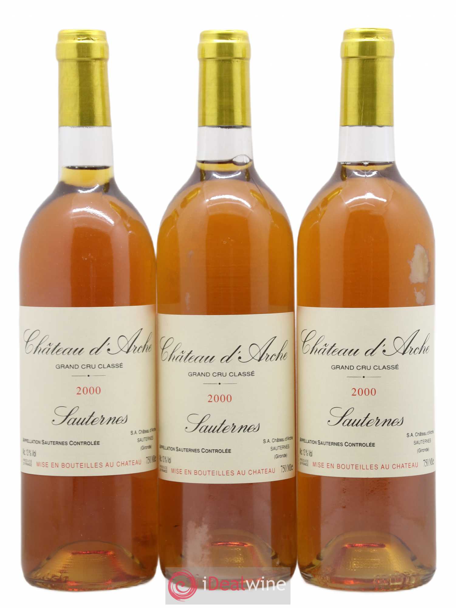 Château d' Arche 2ème Grand Cru Classé 2000 - Lotto di 6 bottiglie - 1