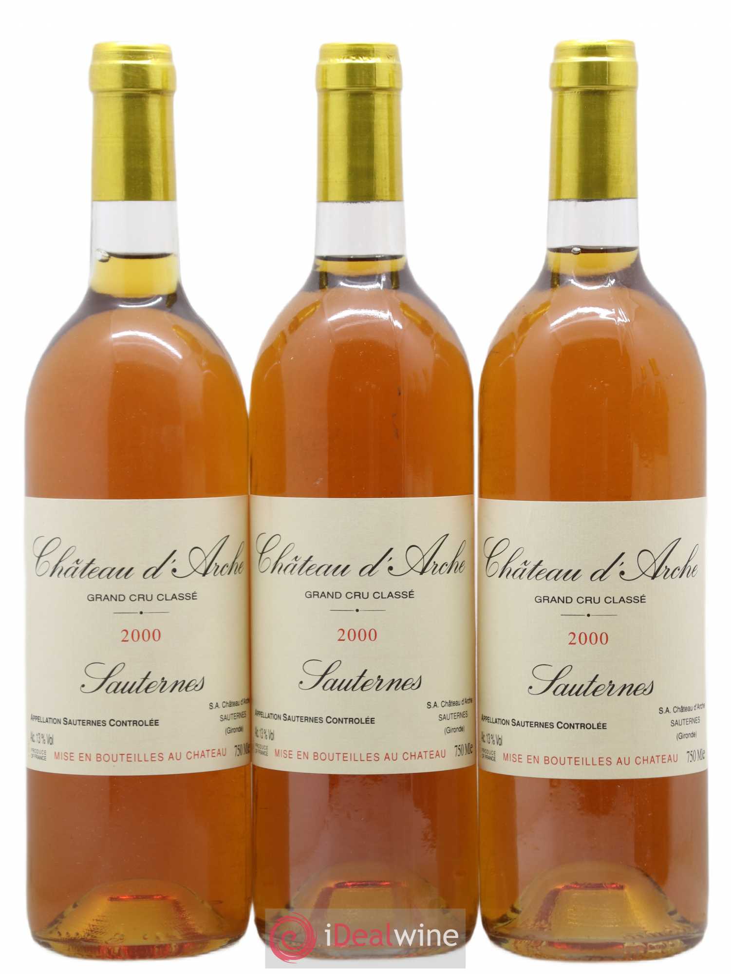 Château d' Arche 2ème Grand Cru Classé 2000 - Lotto di 6 bottiglie - 2