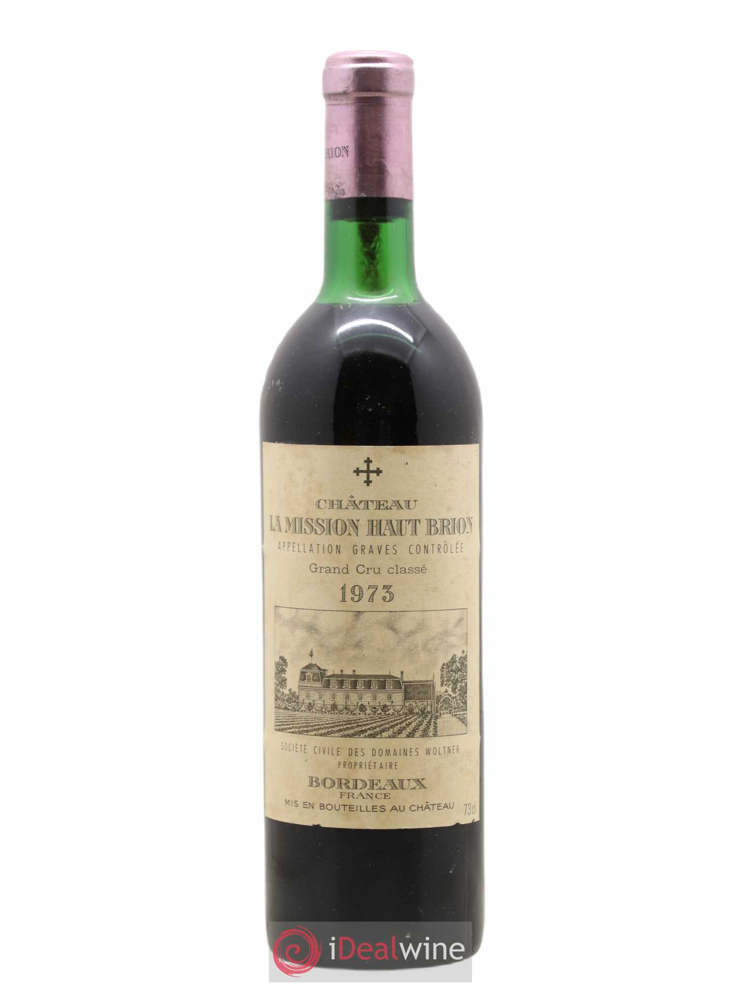 Château la Mission Haut-Brion Cru Classé de Graves 1973 - Lot de 1 bouteille - 0