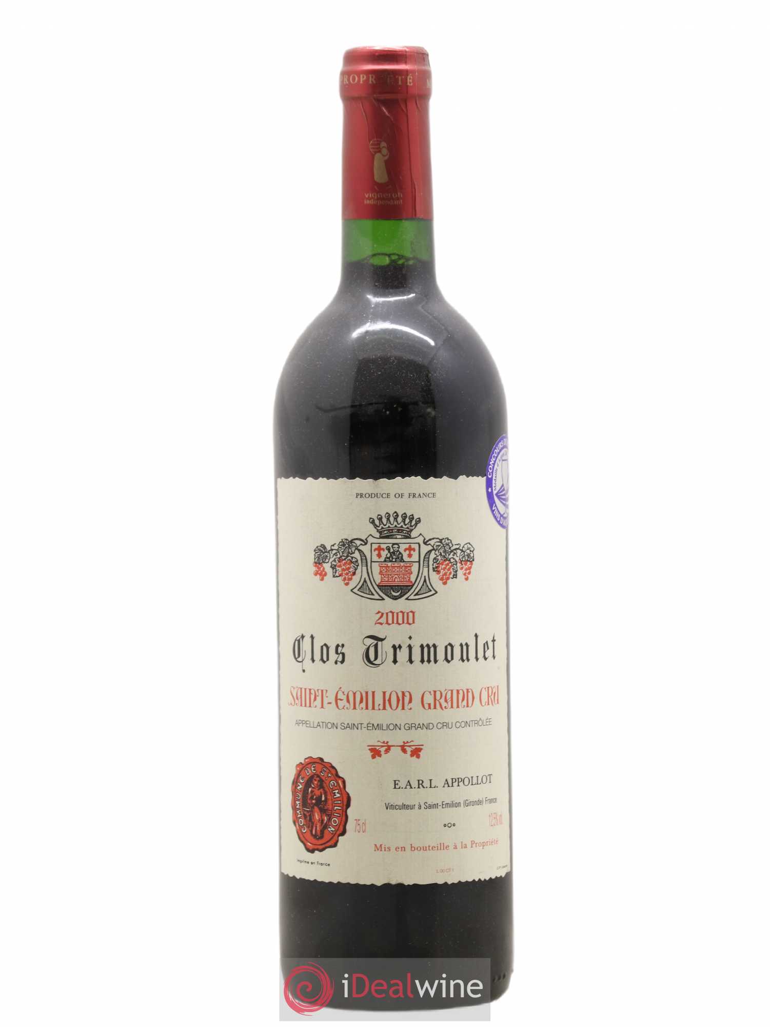 Clos Trimoulet 2000 - Posten von 1 Flasche - 0