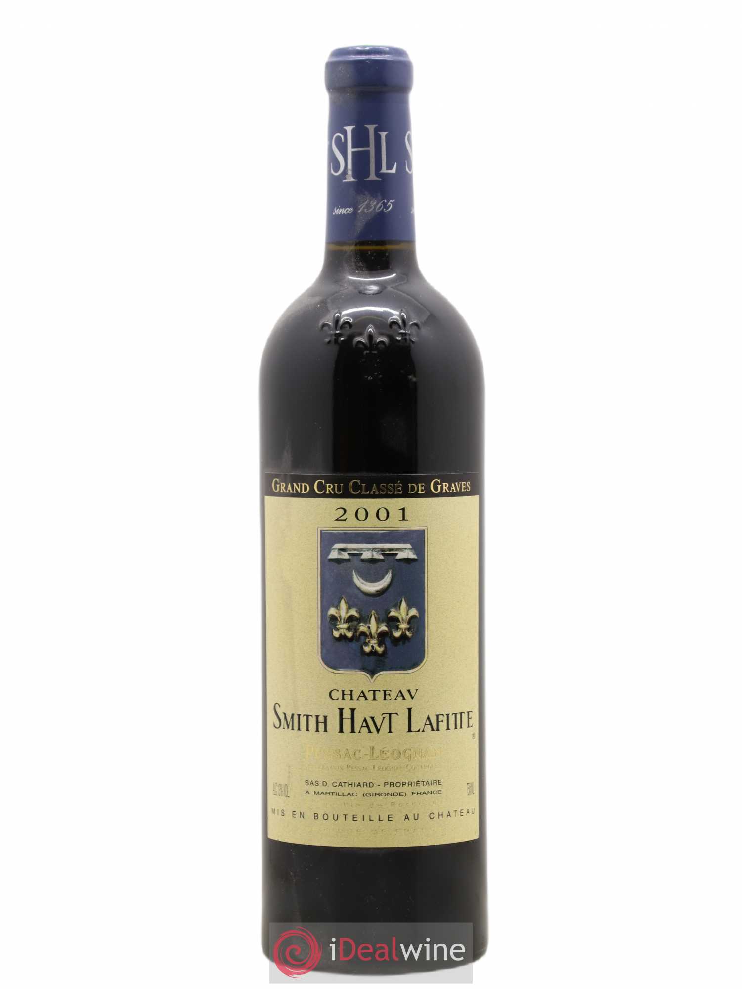 Château Smith Haut Lafitte Cru Classé de Graves 2001 - Lot de 1 bouteille - 0
