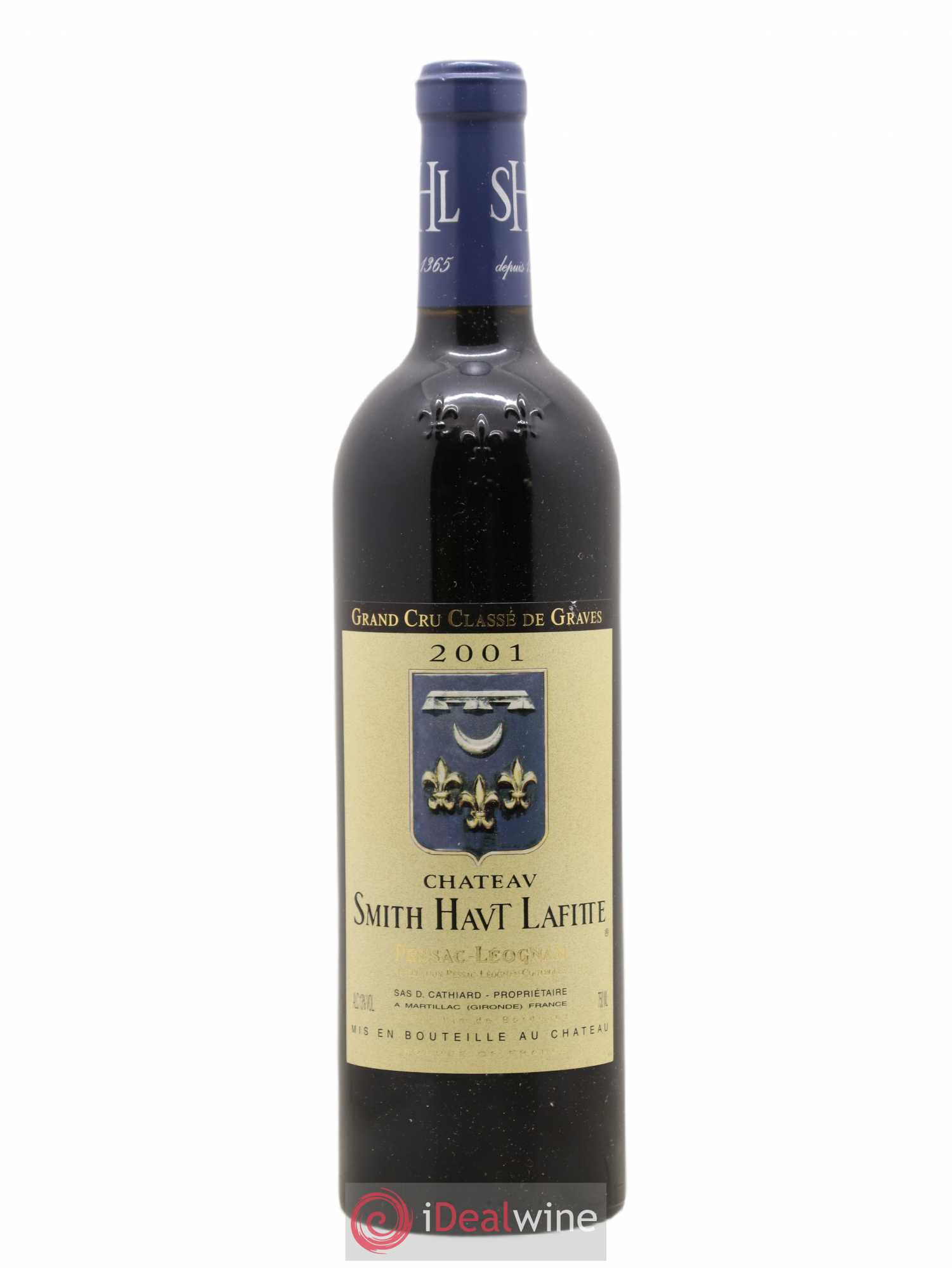 Château Smith Haut Lafitte Cru Classé de Graves 2001 - Lot de 1 bouteille - 0