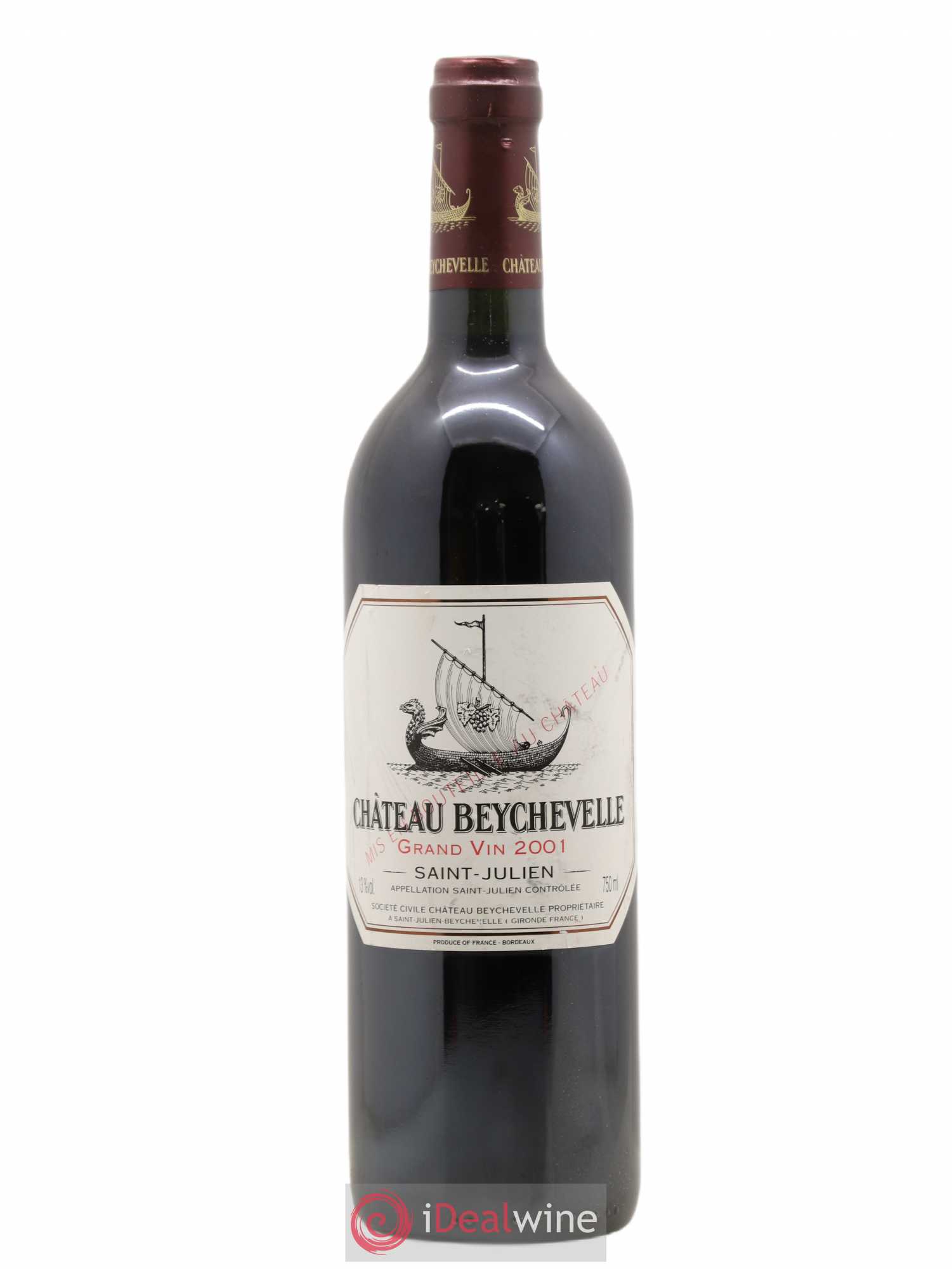 Château Beychevelle 4ème Grand Cru Classé 2001 - Lot de 1 bouteille - 0