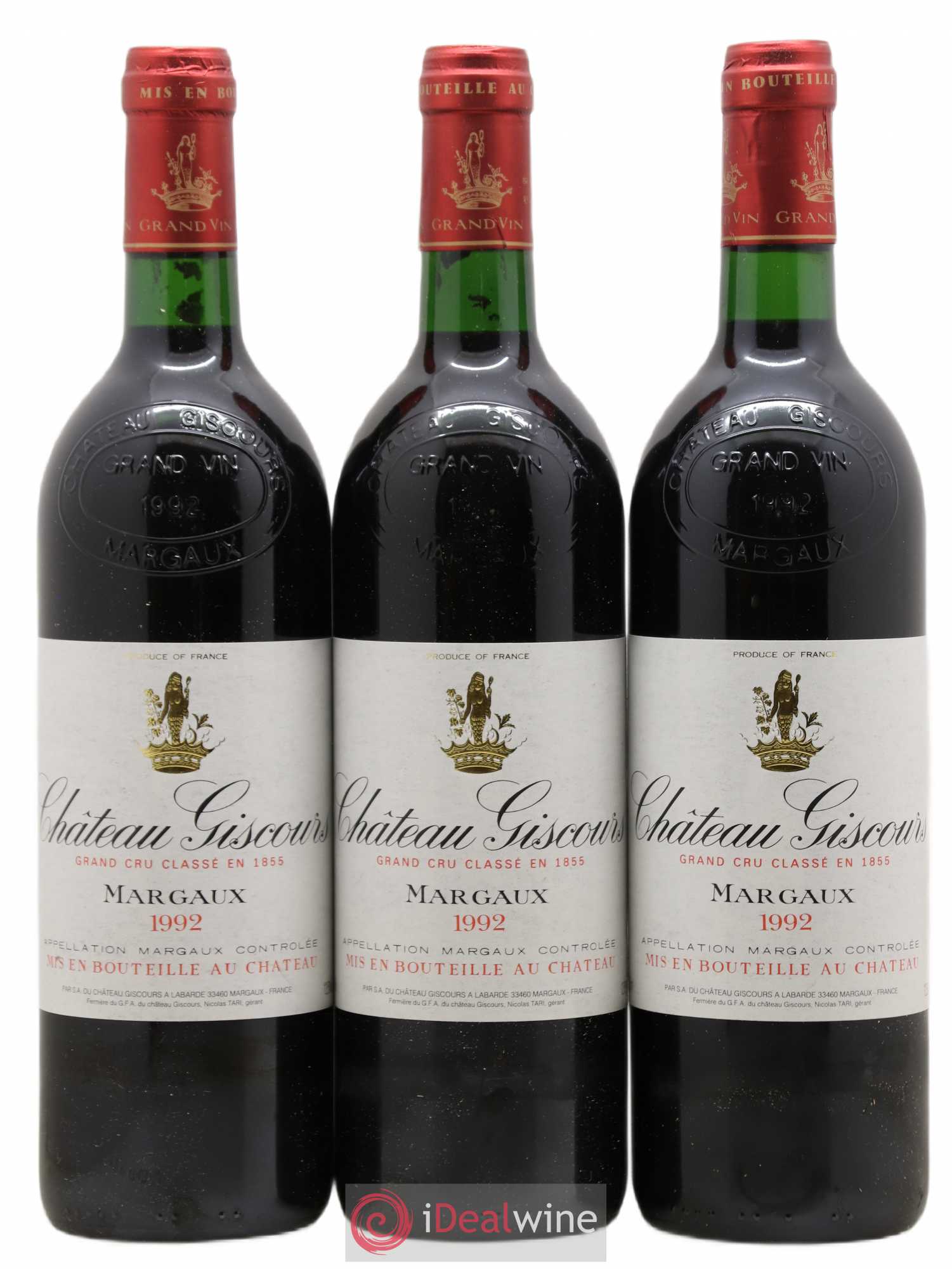 Château Giscours 3ème Grand Cru Classé 1992 - Lot de 6 bouteilles - 2
