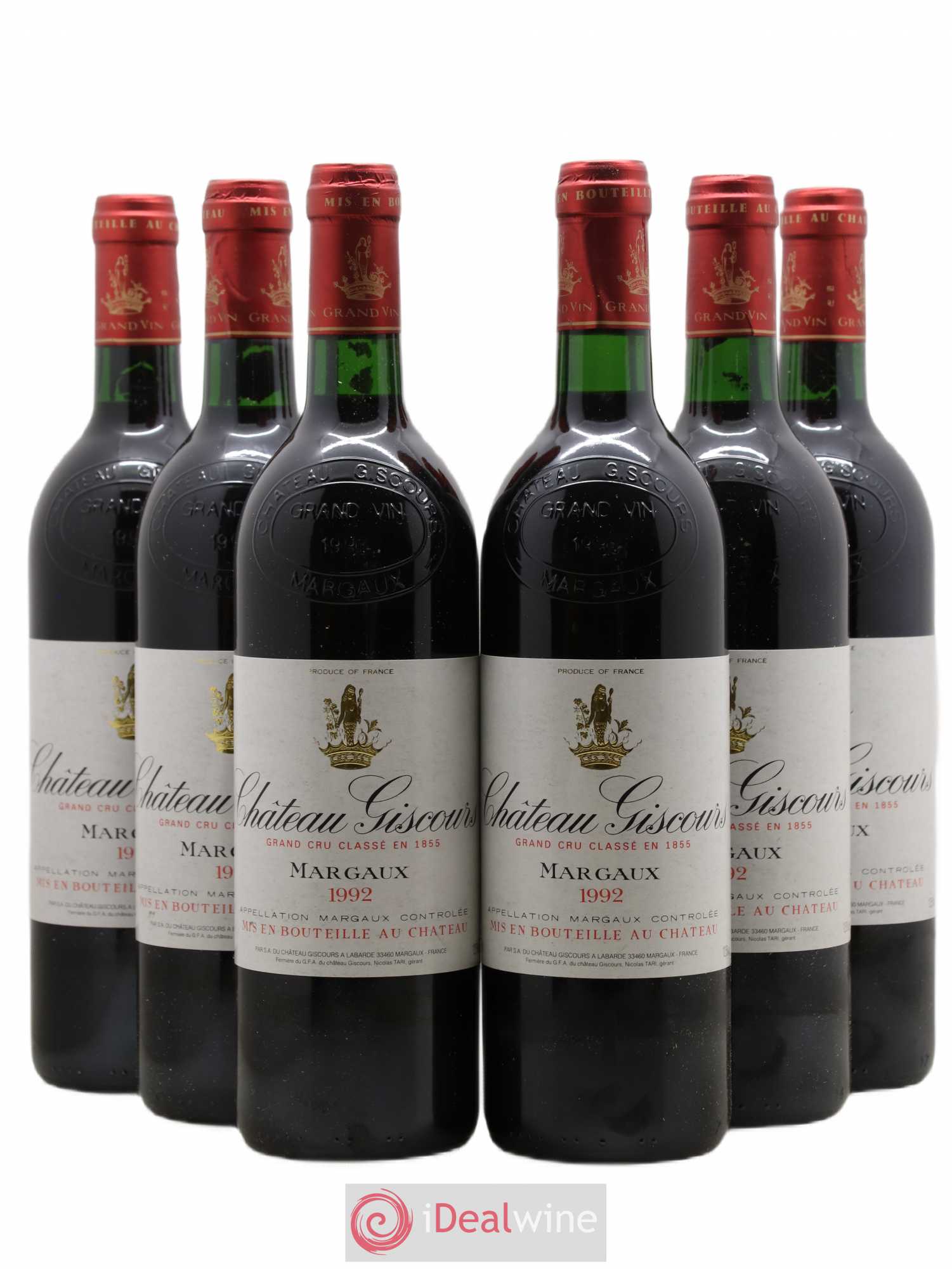 Château Giscours 3ème Grand Cru Classé 1992 - Lot de 6 bouteilles - 0