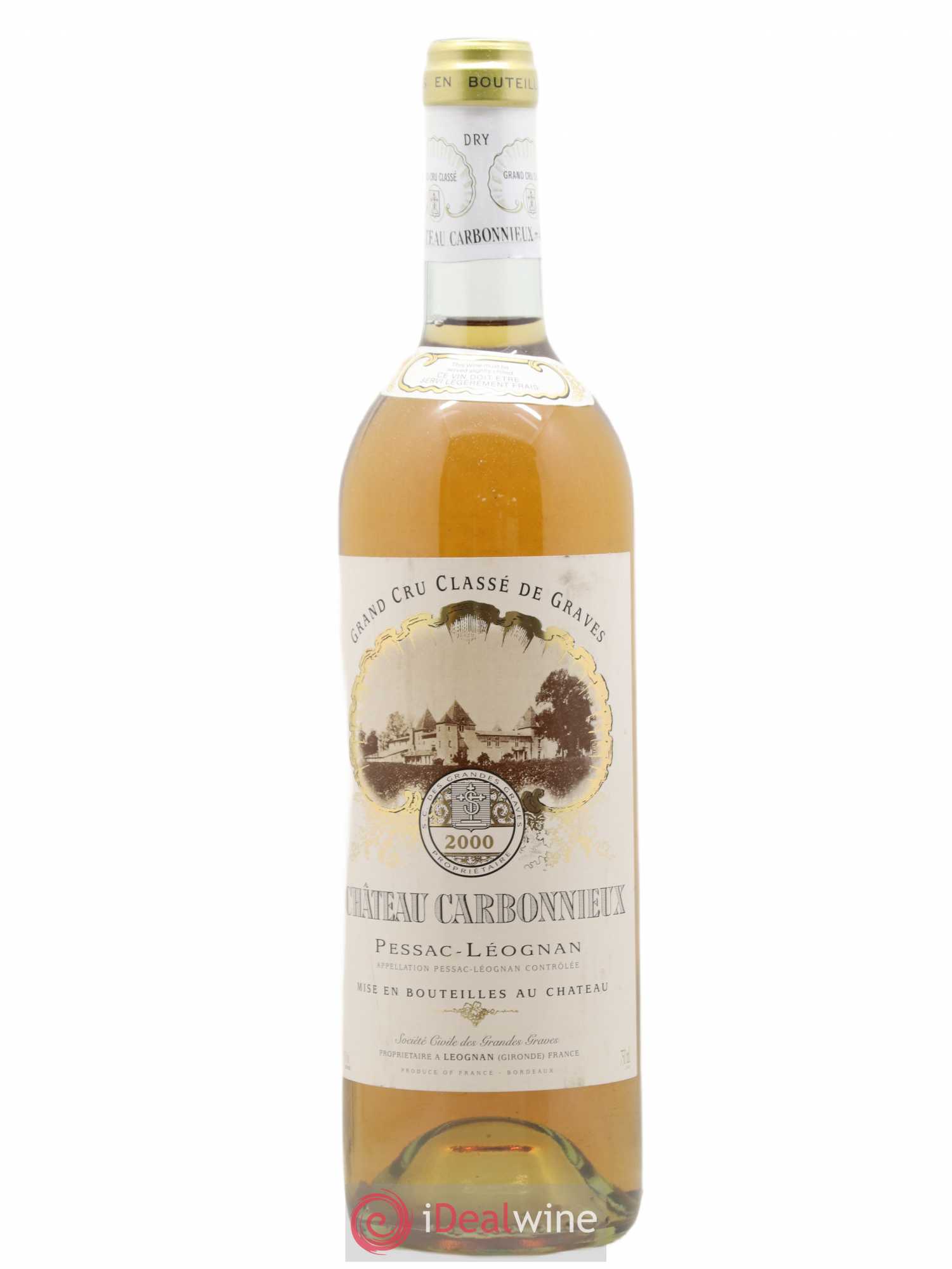 Château Carbonnieux Cru Classé de Graves 2000 - Lot de 1 bouteille - 0