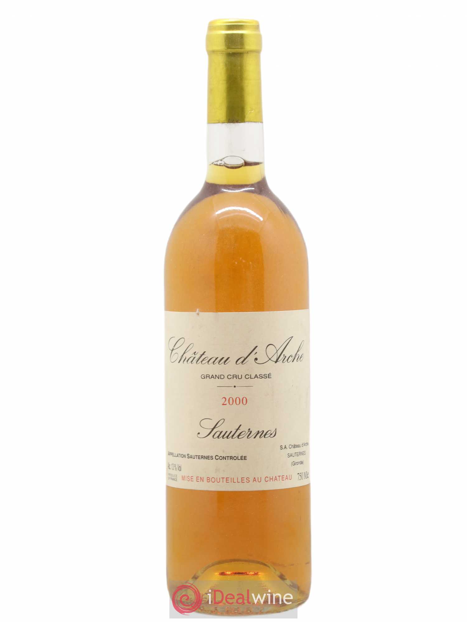 Château d' Arche 2ème Grand Cru Classé 2000 - Lotto di 1 bottiglia - 0