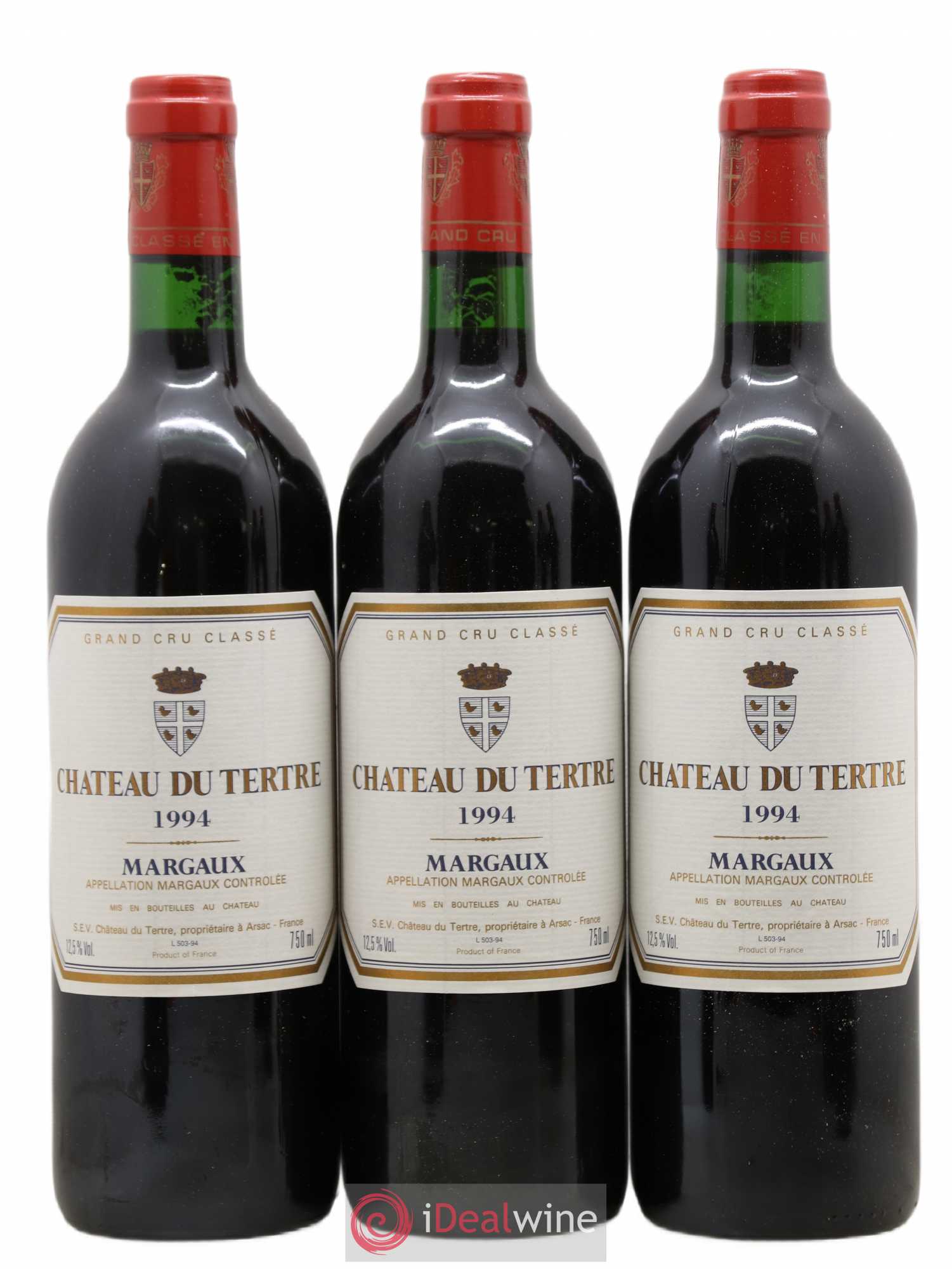 Château du Tertre 5ème Grand Cru Classé 1994 - Lot de 6 bouteilles - 1