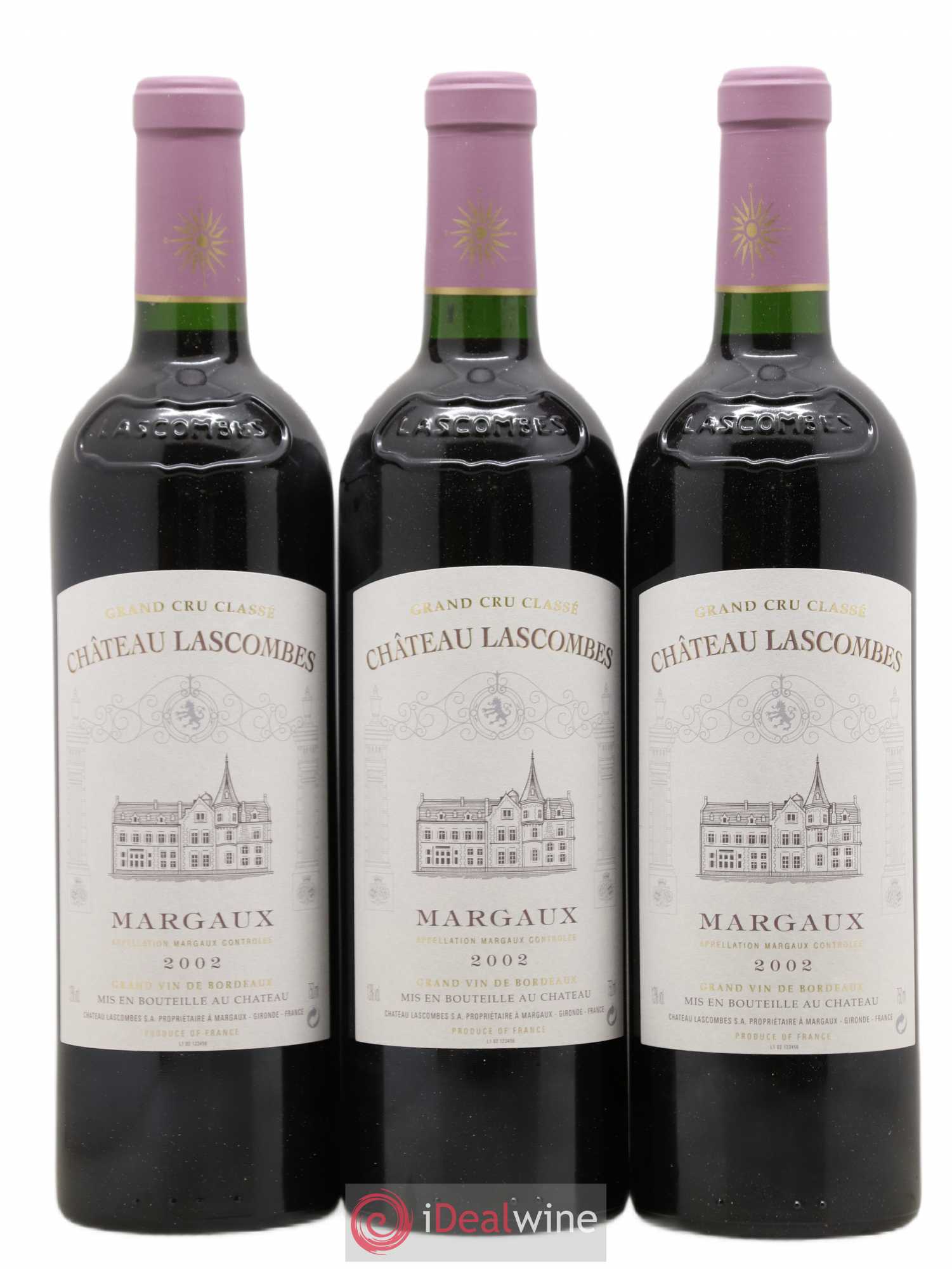 Château Lascombes 2ème Grand Cru Classé 2002 - Lot de 6 bouteilles - 1