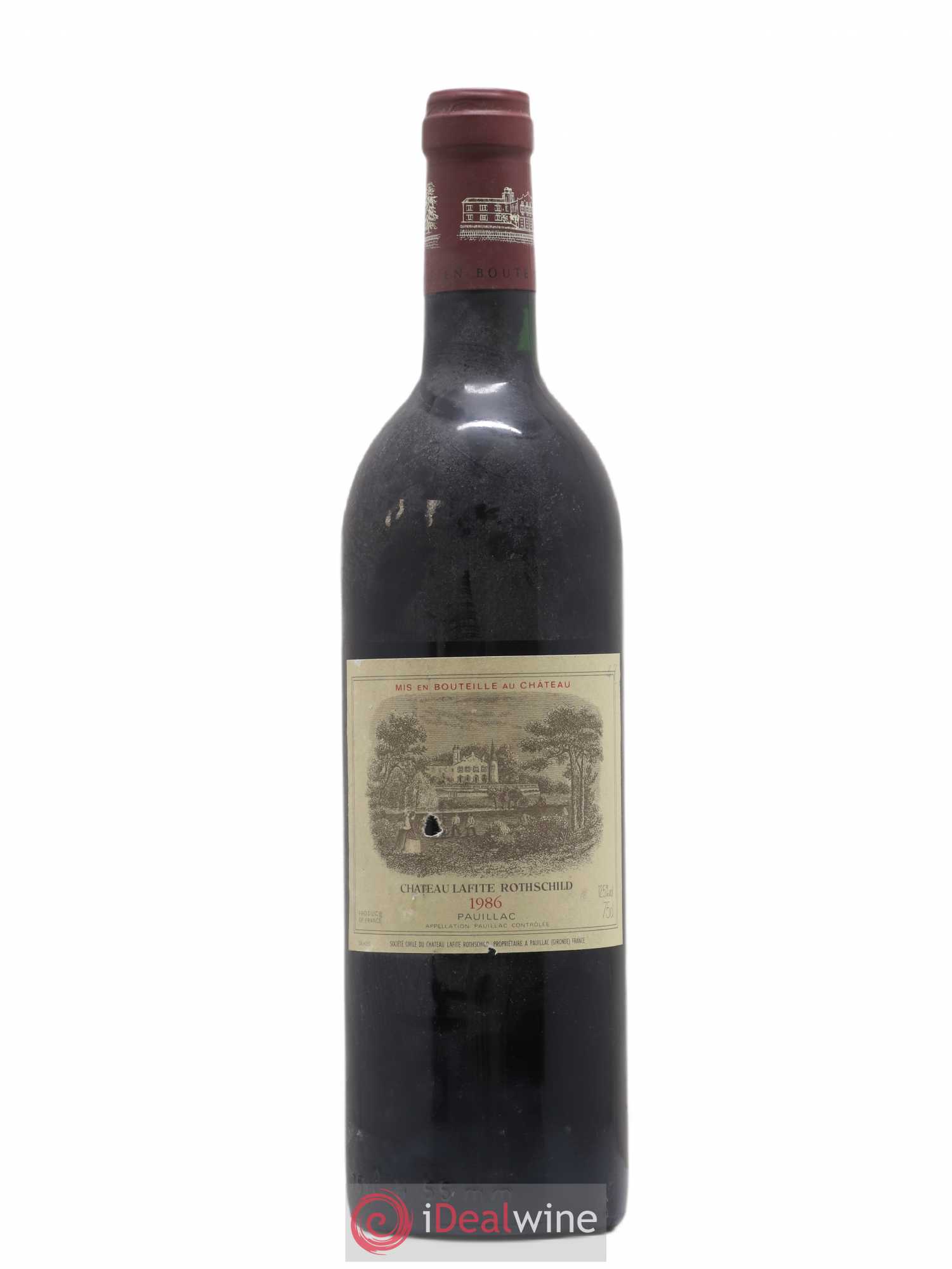 Château Lafite Rothschild 1er Grand Cru Classé 1986 - Lot de 1 bouteille - 0