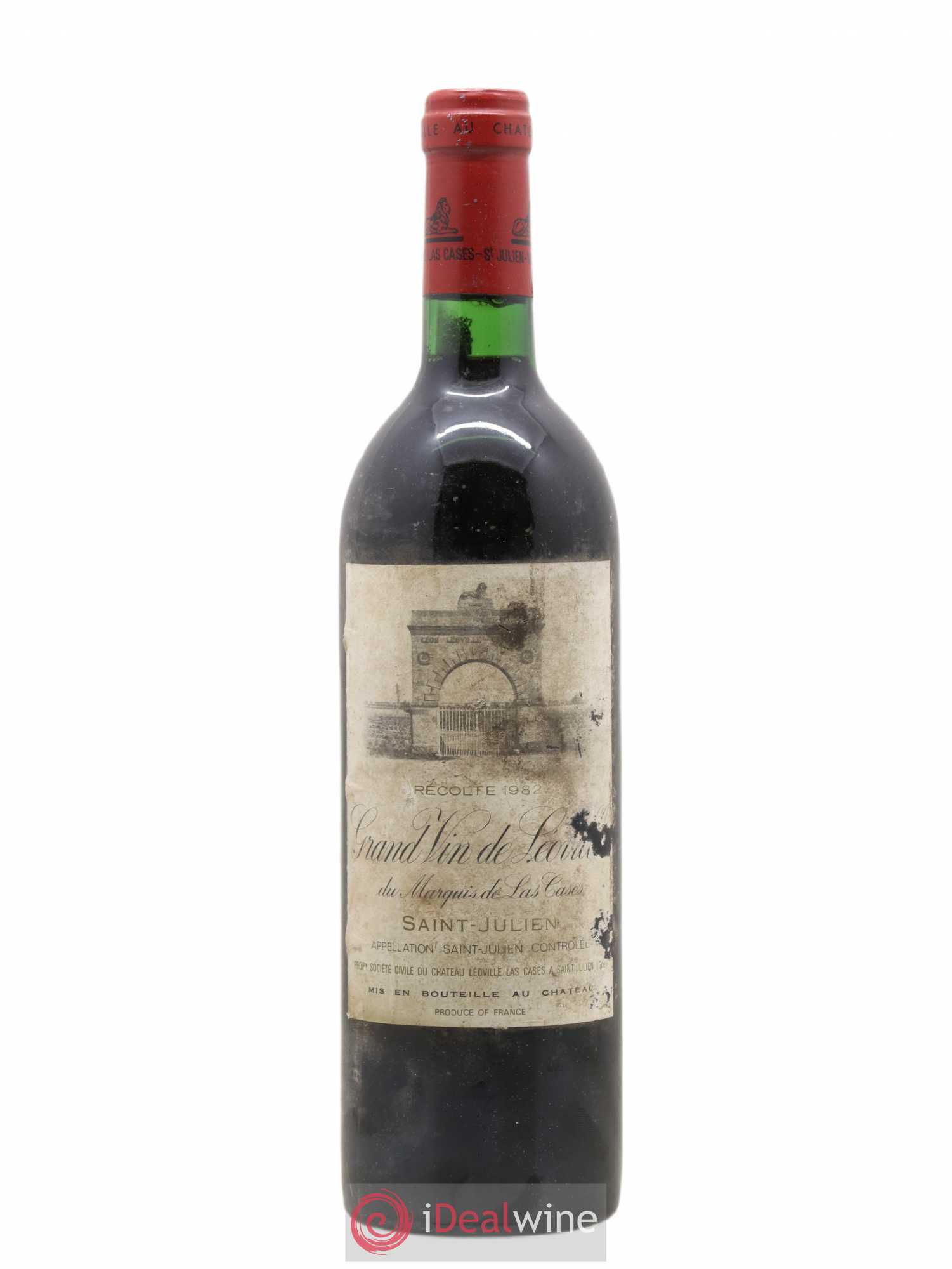 Château Léoville Las Cases 2ème Grand Cru Classé 1982 - Lot de 1 bouteille - 0