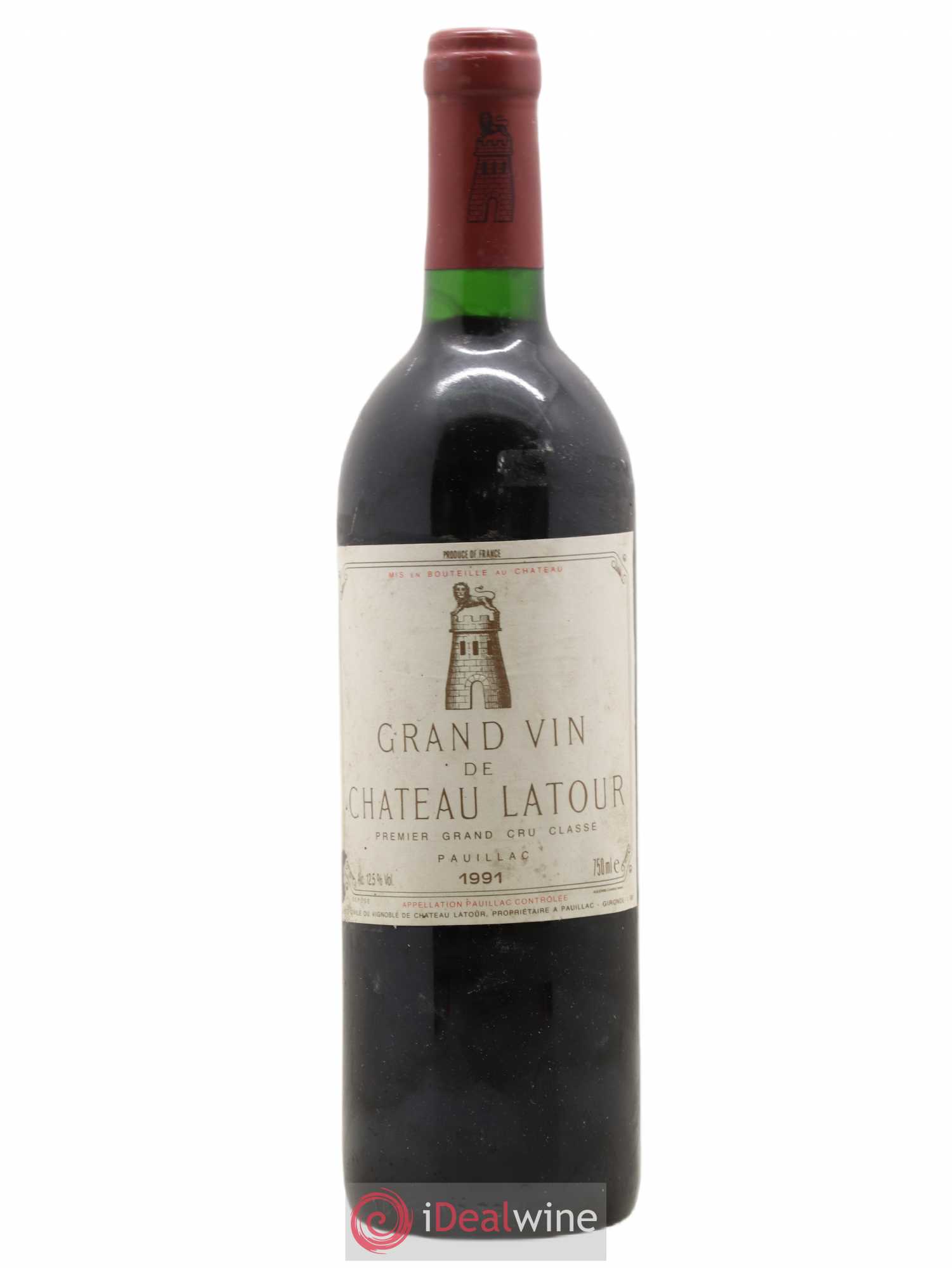 Château Latour 1er Grand Cru Classé 1991 - Lot de 1 bouteille - 0
