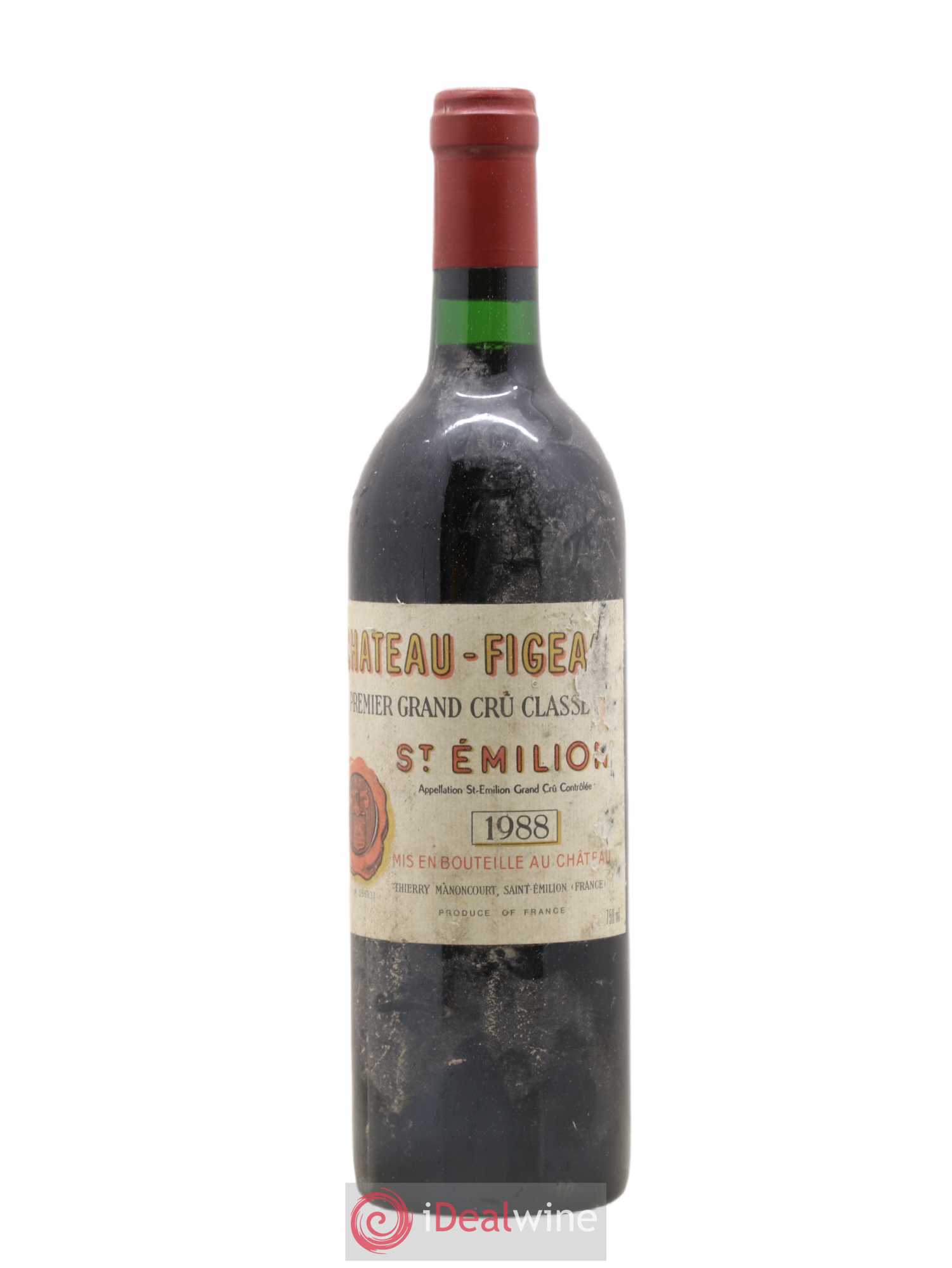 Château Figeac 1er Grand Cru Classé A 1988 - Lot de 1 bouteille - 0