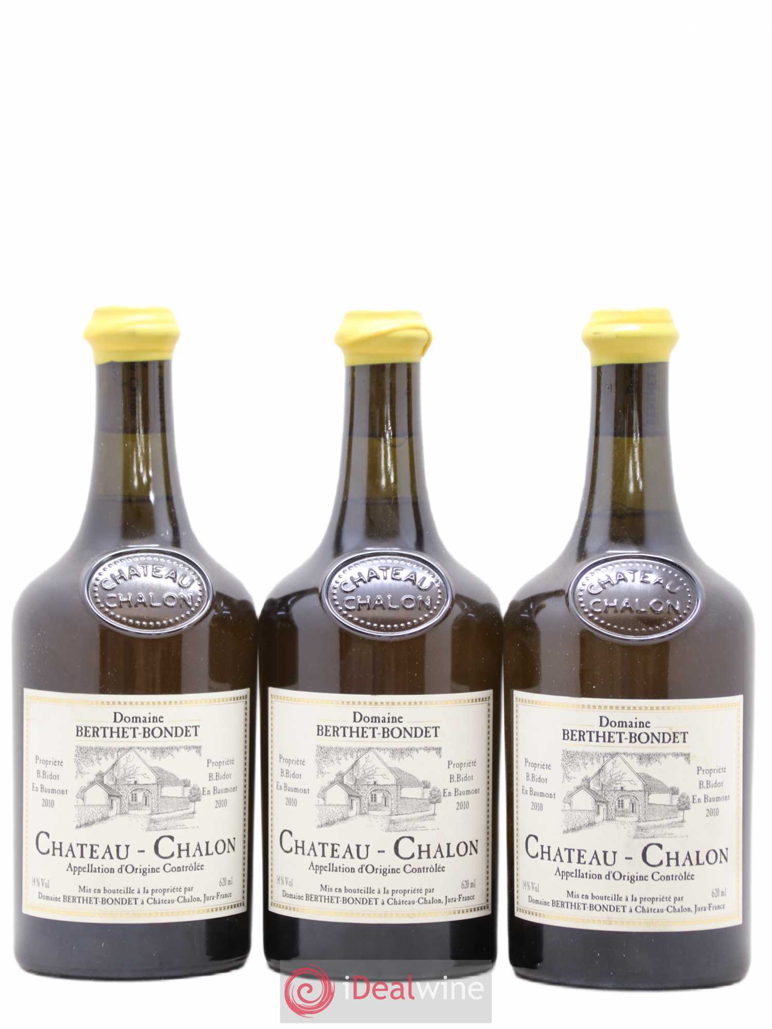 Château-Chalon Berthet-Bondet 2010 - Lot de 3 bouteilles - 0