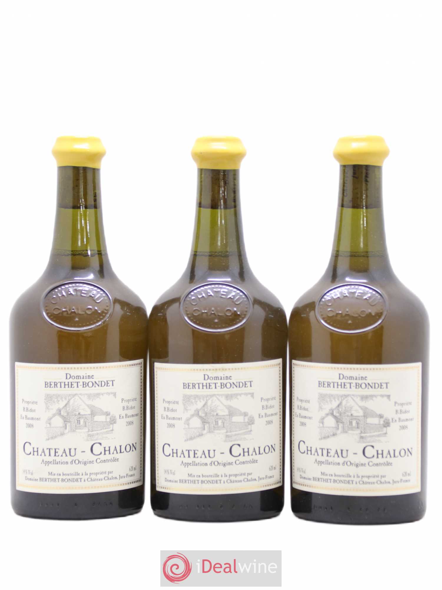 Château-Chalon Berthet-Bondet 2008 - Lot de 3 bouteilles - 0